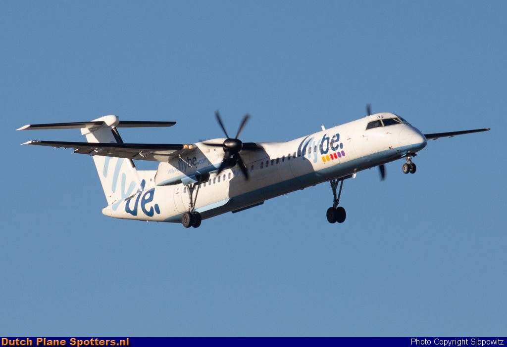 G-ECOR Bombardier Dash 8-Q400 Flybe by Sippowitz