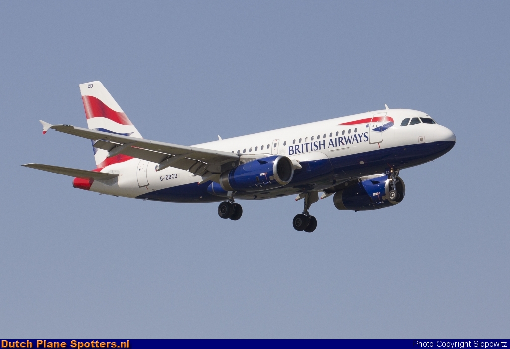 G-DBCD Airbus A319 British Airways by Sippowitz