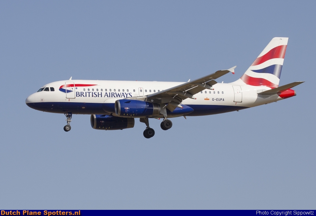 G-EUPA Airbus A319 British Airways by Sippowitz