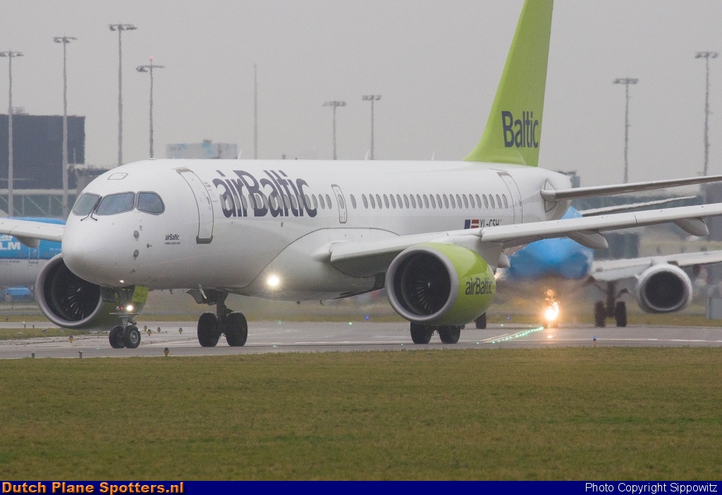 YL-CSH Airbus A220-300 Air Baltic by Sippowitz