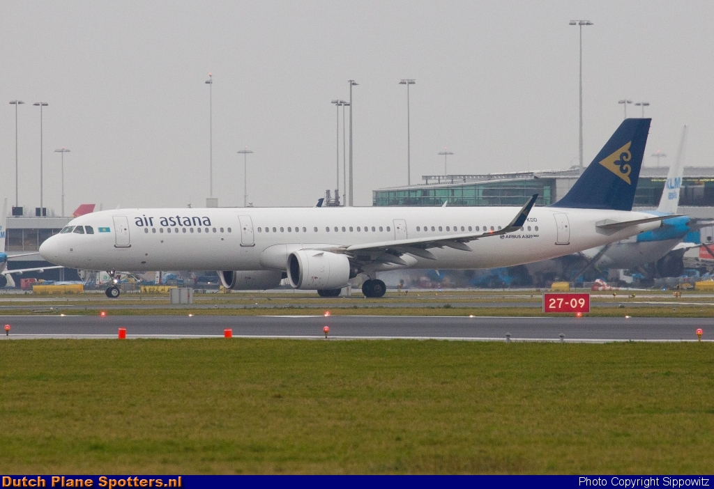 P4-KDD Airbus A321neo Air Astana by Sippowitz