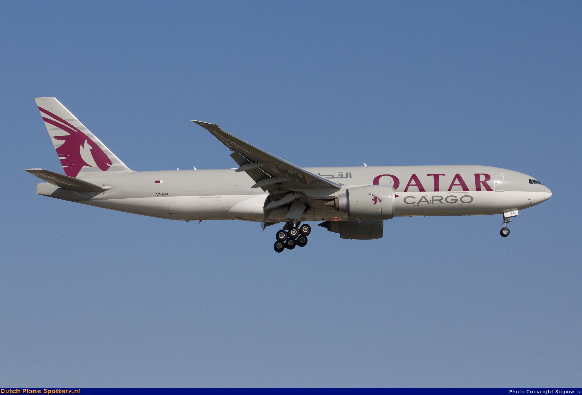 A7-BFL Boeing 777-F Qatar Airways Cargo by Sippowitz