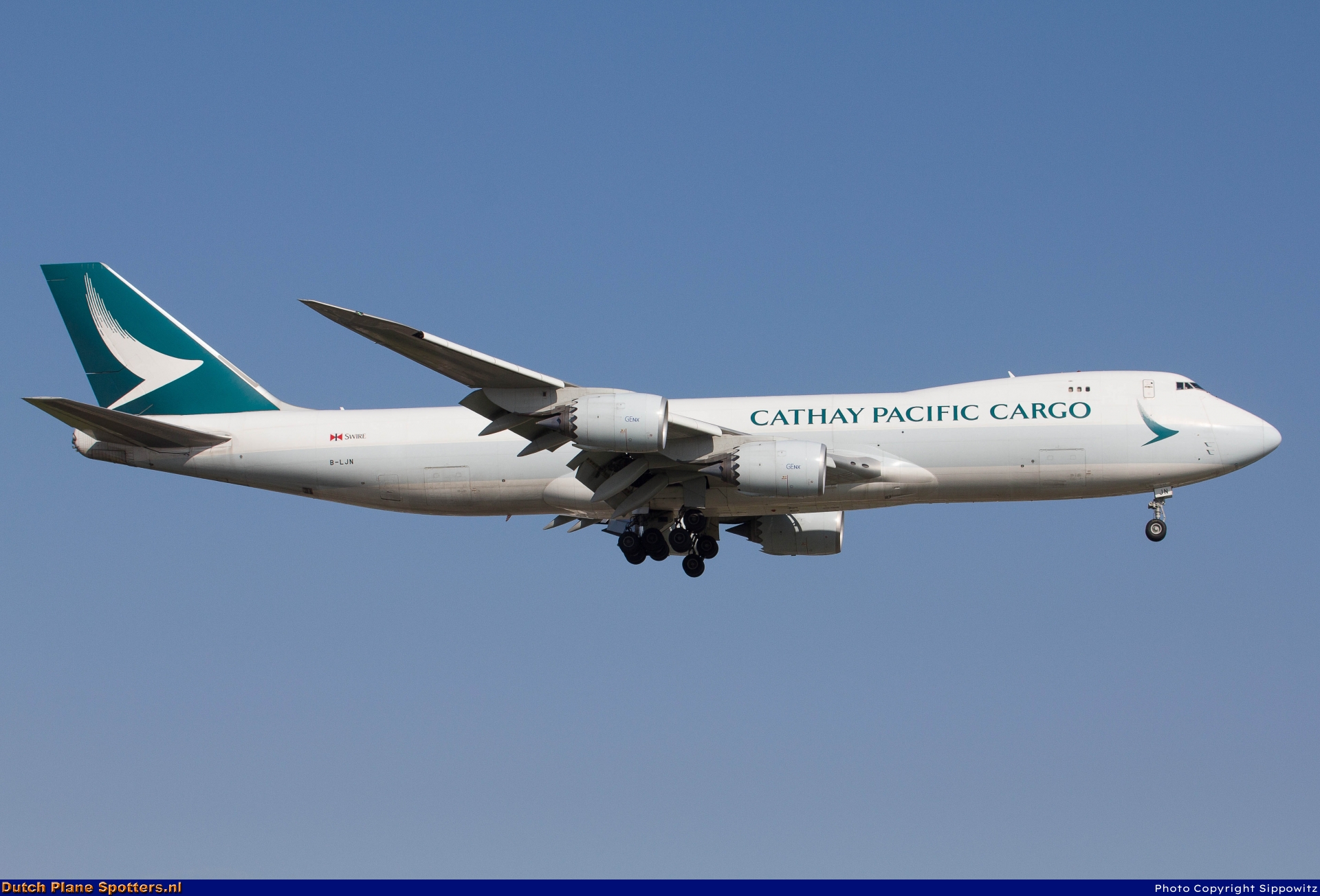 B-LJN Boeing 747-8 Cathay Pacific Cargo by Sippowitz