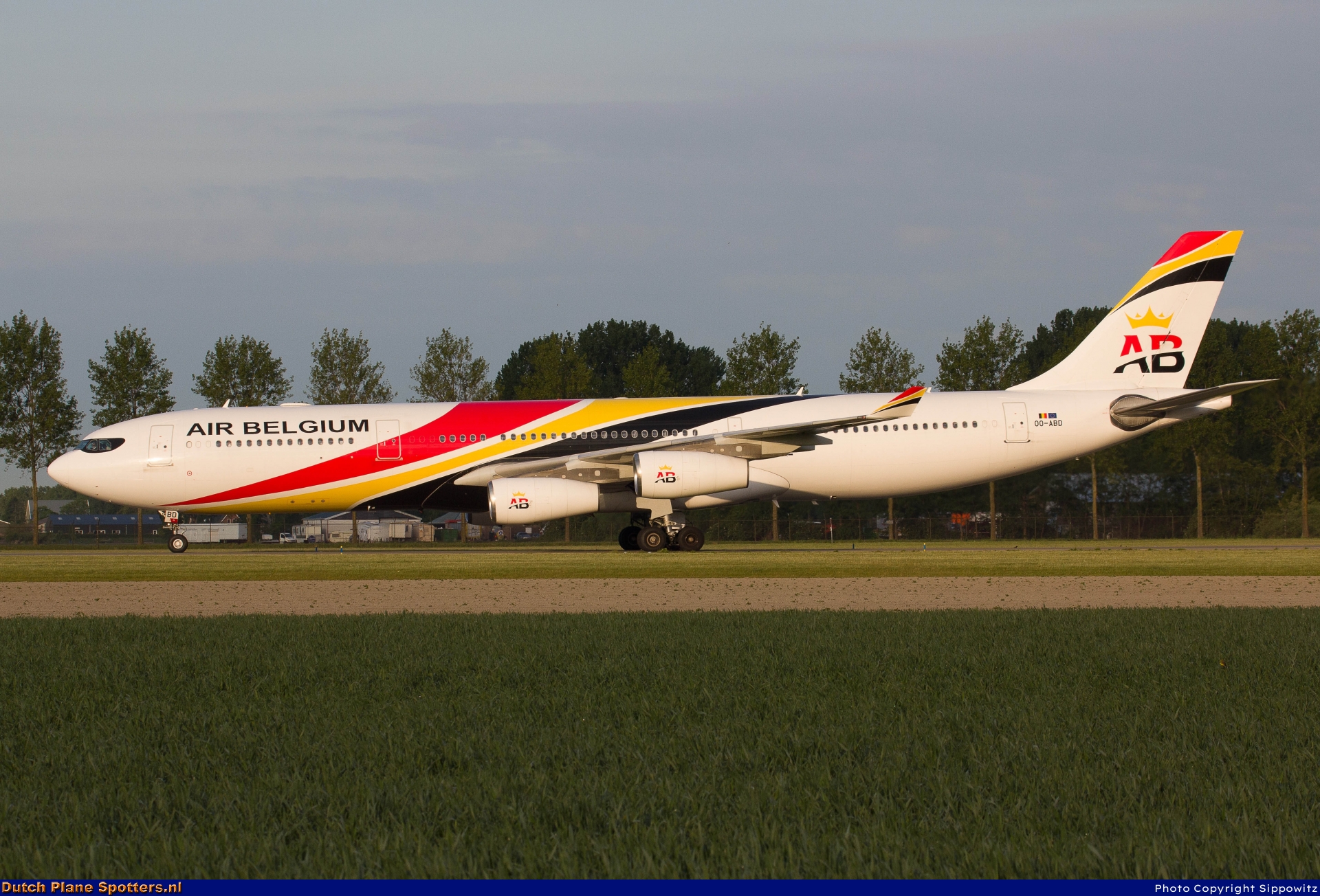OO-ABD Airbus A340-300 Air Belgium by Sippowitz