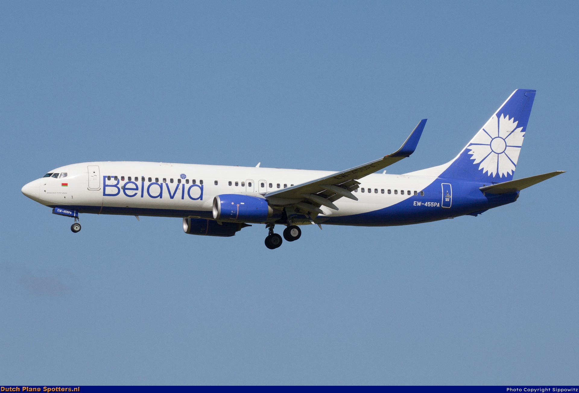 EW-455PA Boeing 737-800 Belavia Belarusian Airlines by Sippowitz