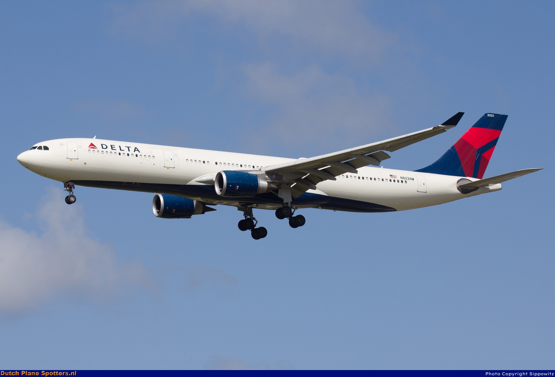 N822NW Airbus A330-300 Delta Airlines by Sippowitz