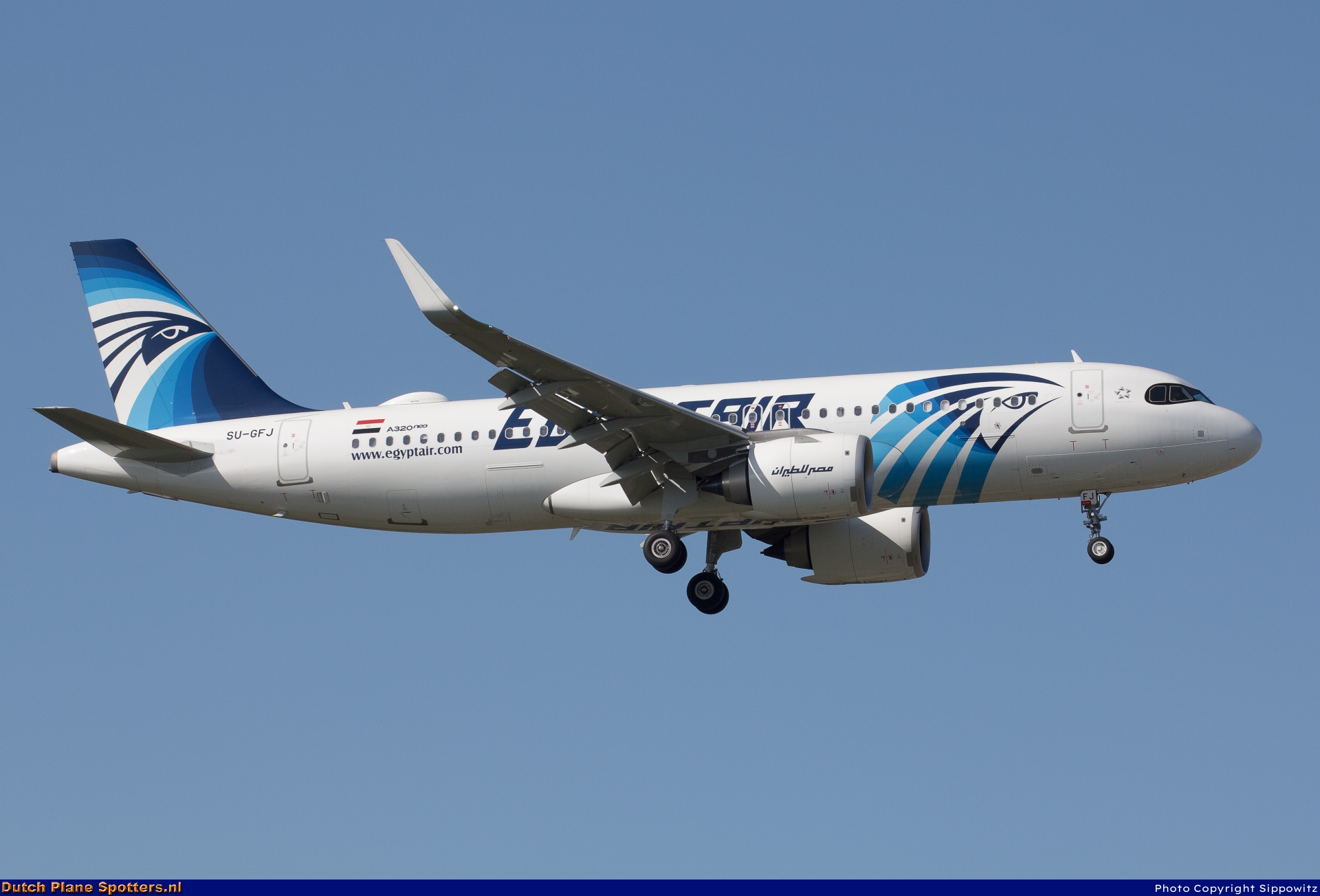 SU-GFJ Airbus A320neo Egypt Air by Sippowitz