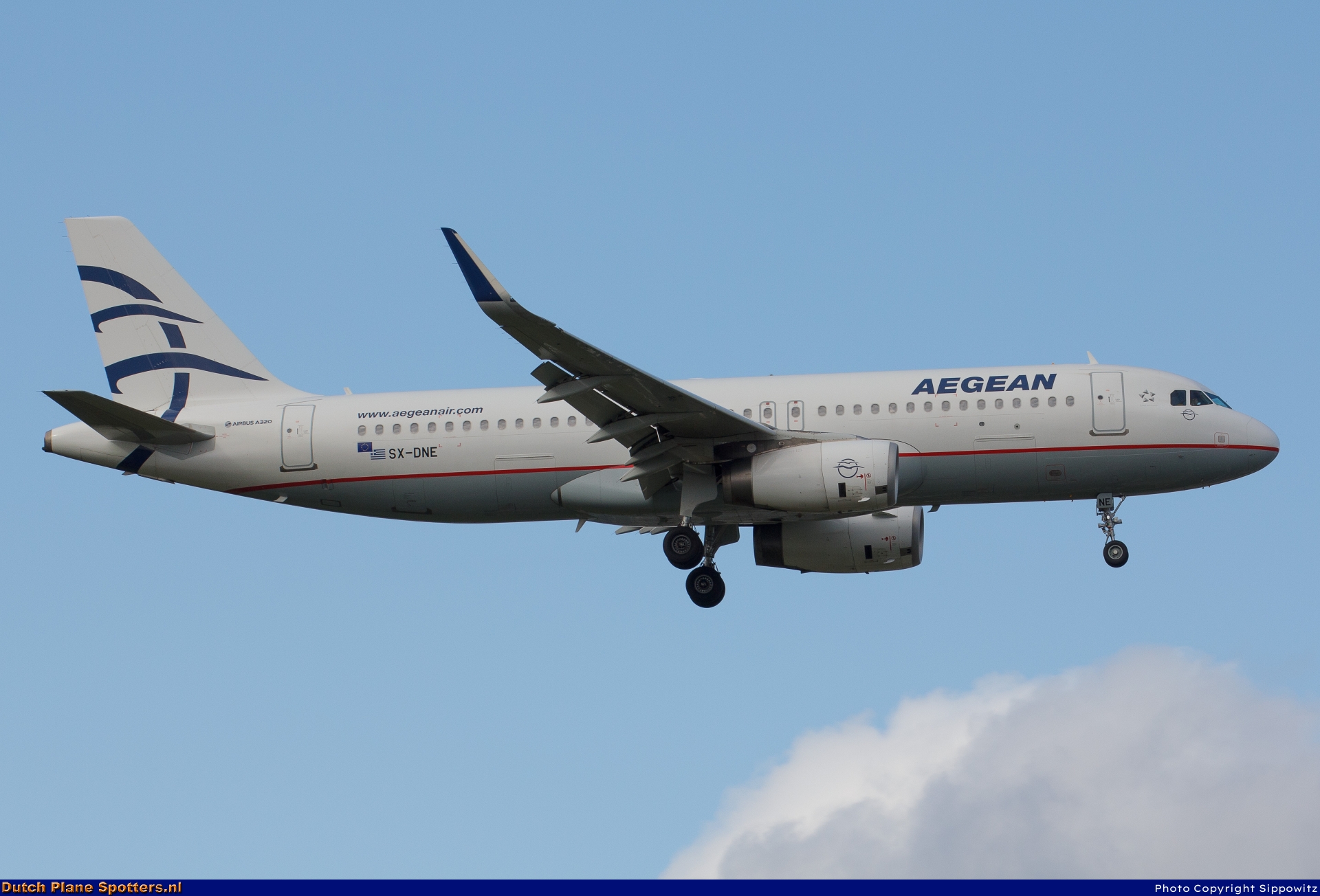 SX-DNE Airbus A320 Aegean Airlines by Sippowitz