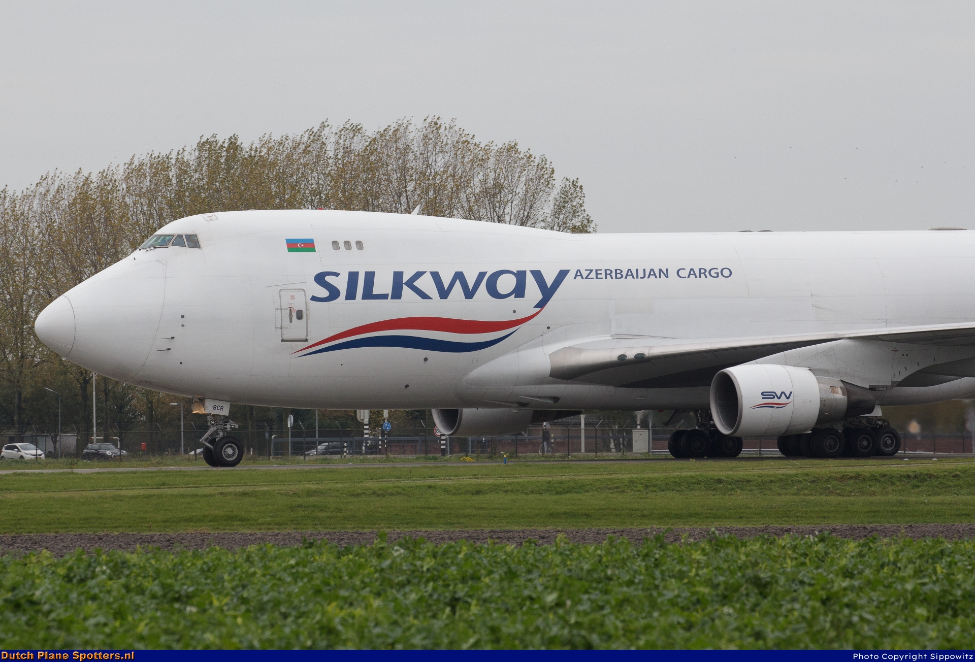 VP-BCR Boeing 747-400 Silk Way West Airlines by Sippowitz