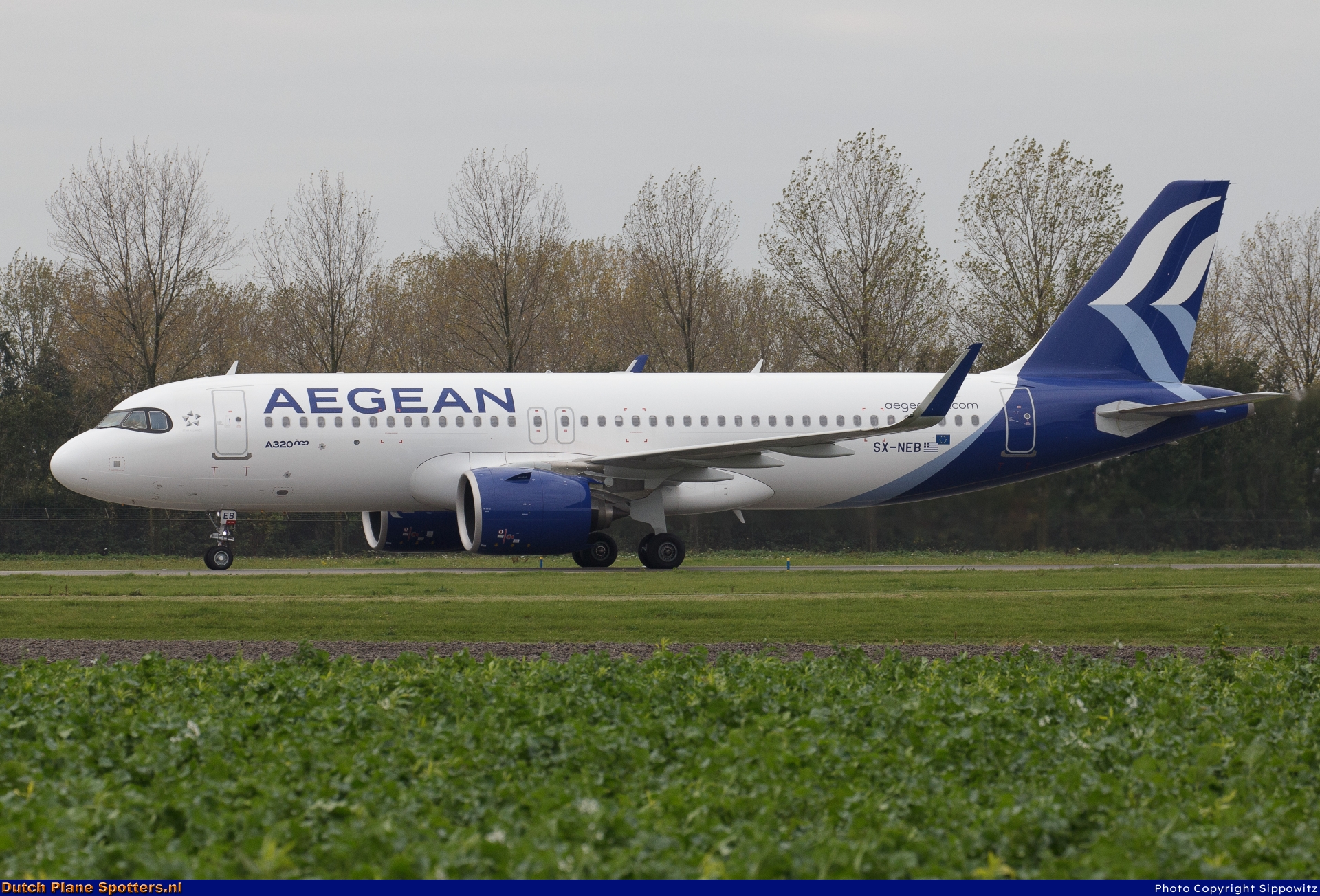 SX-NEB Airbus A320neo Aegean Airlines by Sippowitz