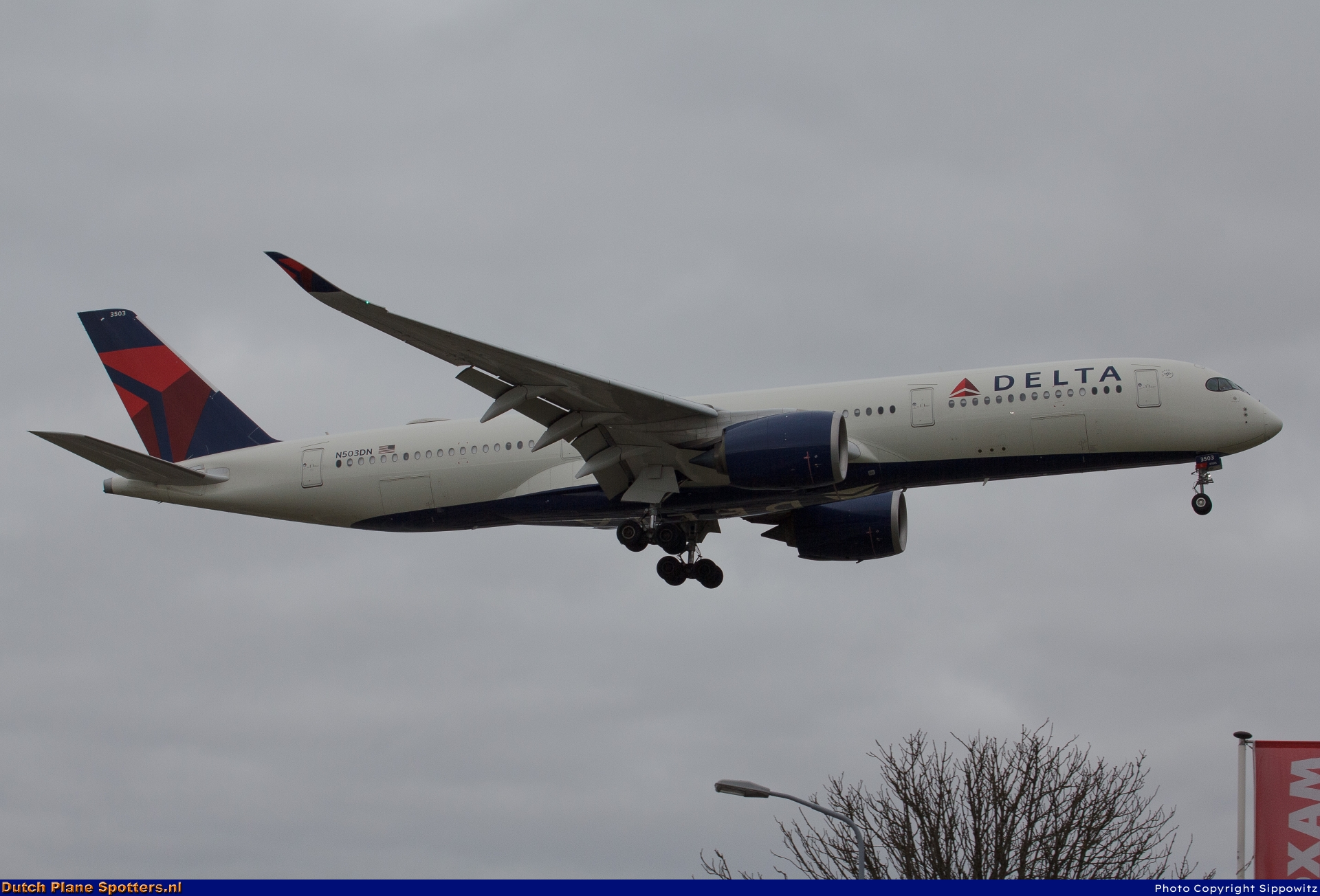 N503DN Airbus A350-900 Delta Airlines by Sippowitz