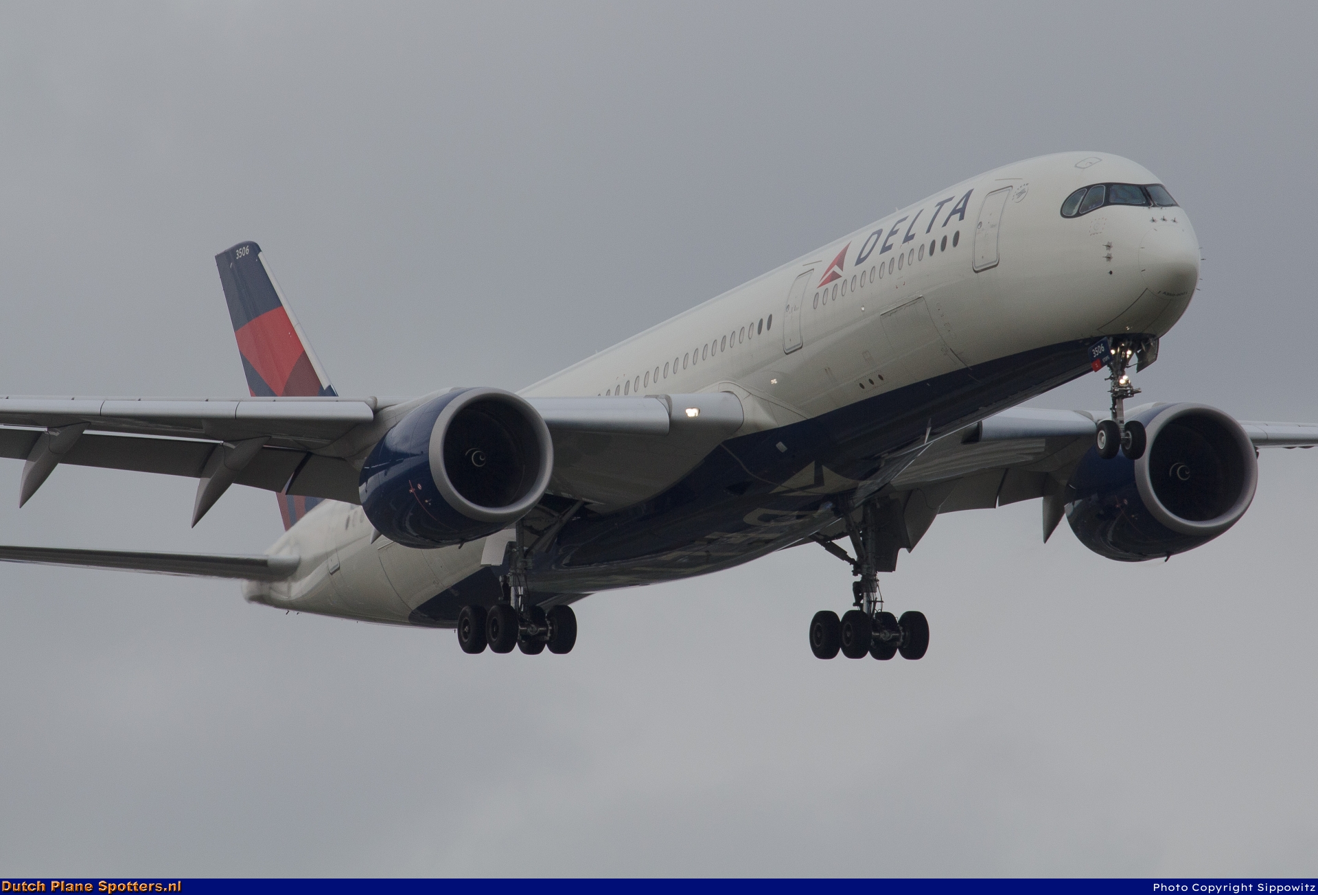 N506DN Airbus A350-900 Delta Airlines by Sippowitz