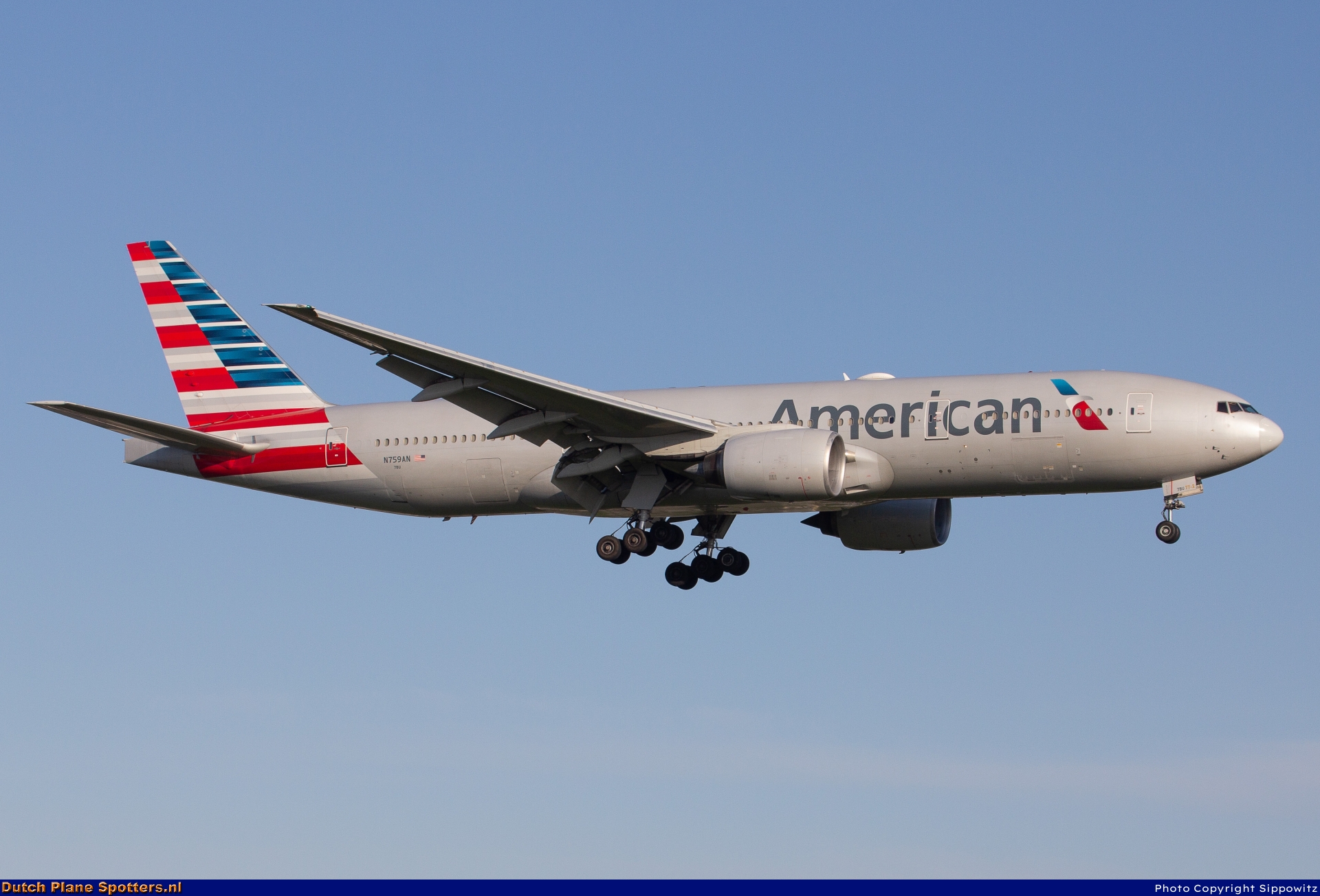 N759AN Boeing 777-200 American Airlines by Sippowitz