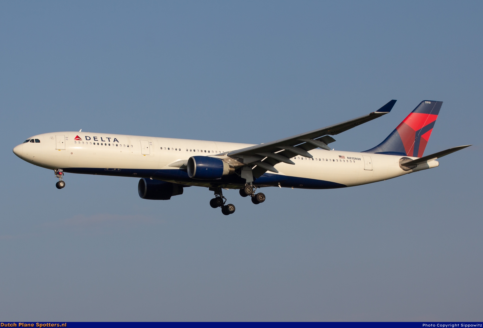 N810NW Airbus A330-300 Delta Airlines by Sippowitz