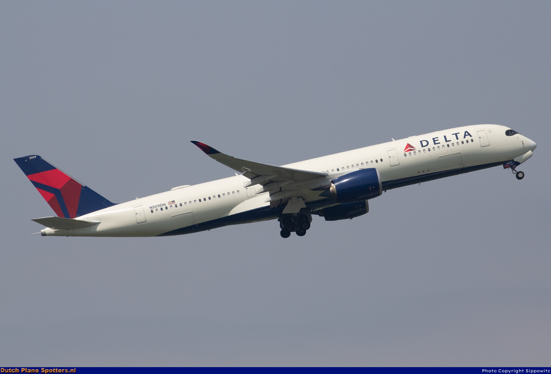 N509DN Airbus A350-900 Delta Airlines by Sippowitz