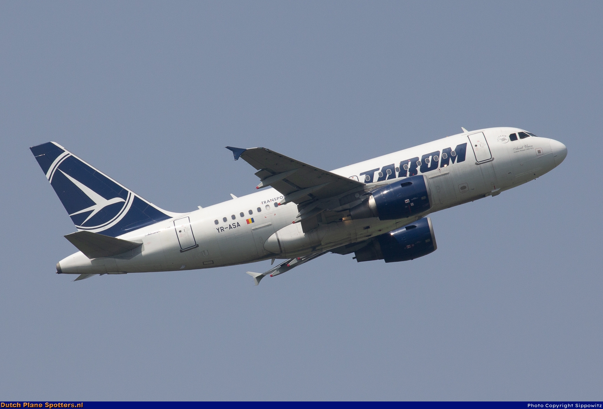 YR-ASA Airbus A318 TAROM by Sippowitz