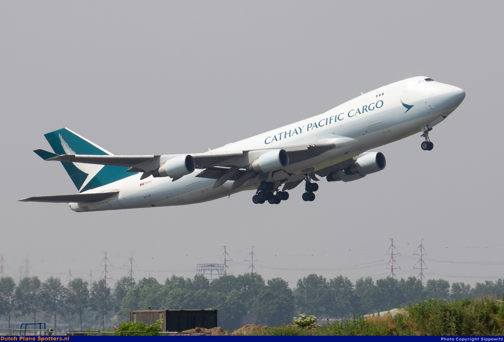 B-LIB Boeing 747-400 Cathay Pacific Cargo by Sippowitz