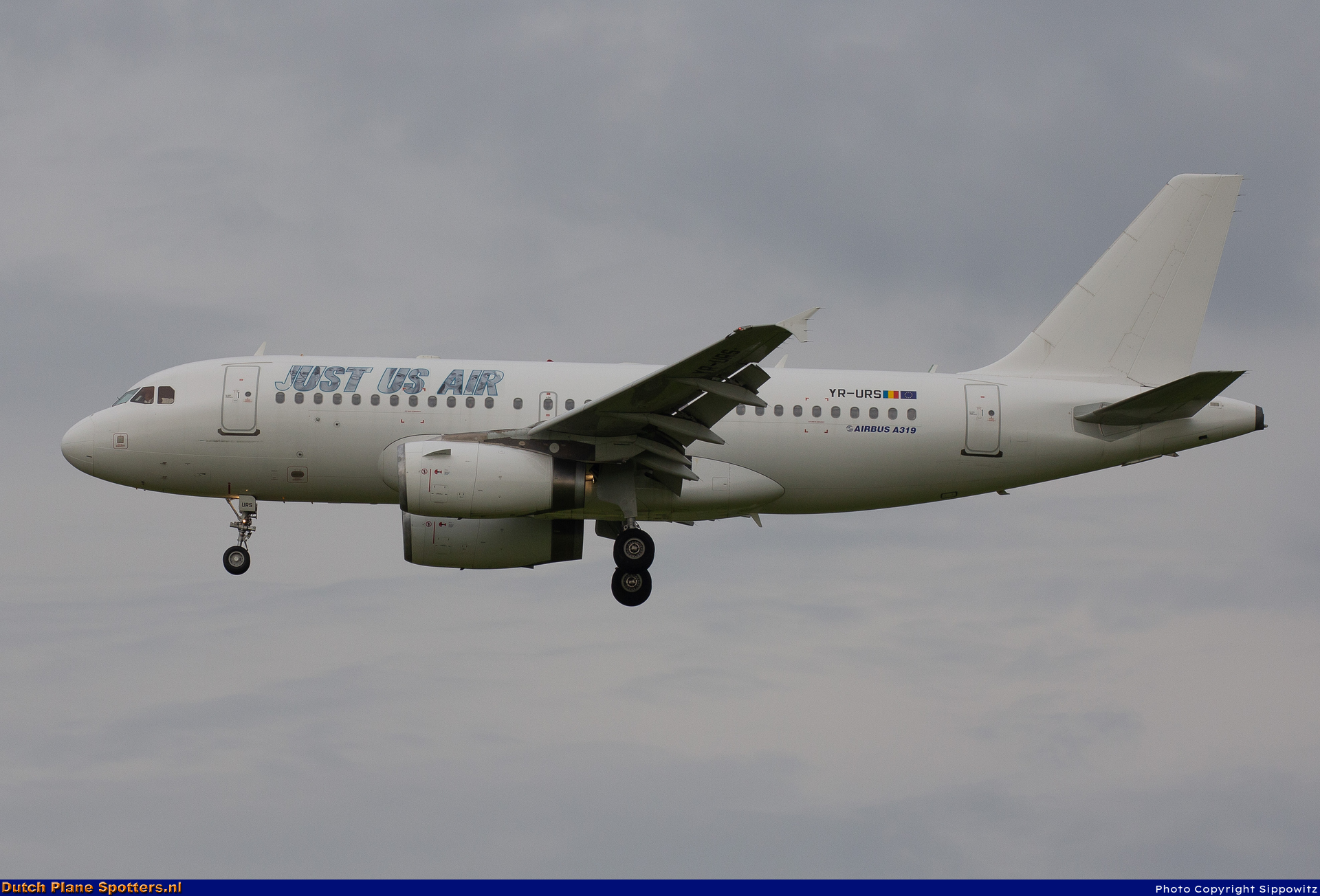 YR-URS Airbus A319 Just Us Air by Sippowitz