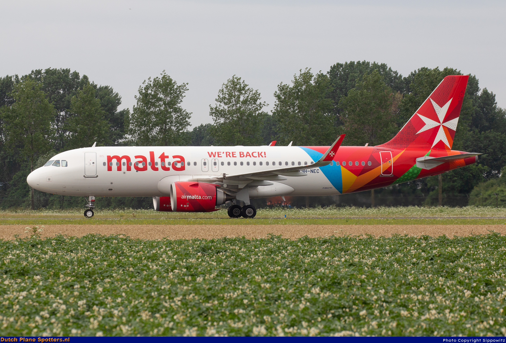 9H-NEC Airbus A320neo Air Malta by Sippowitz