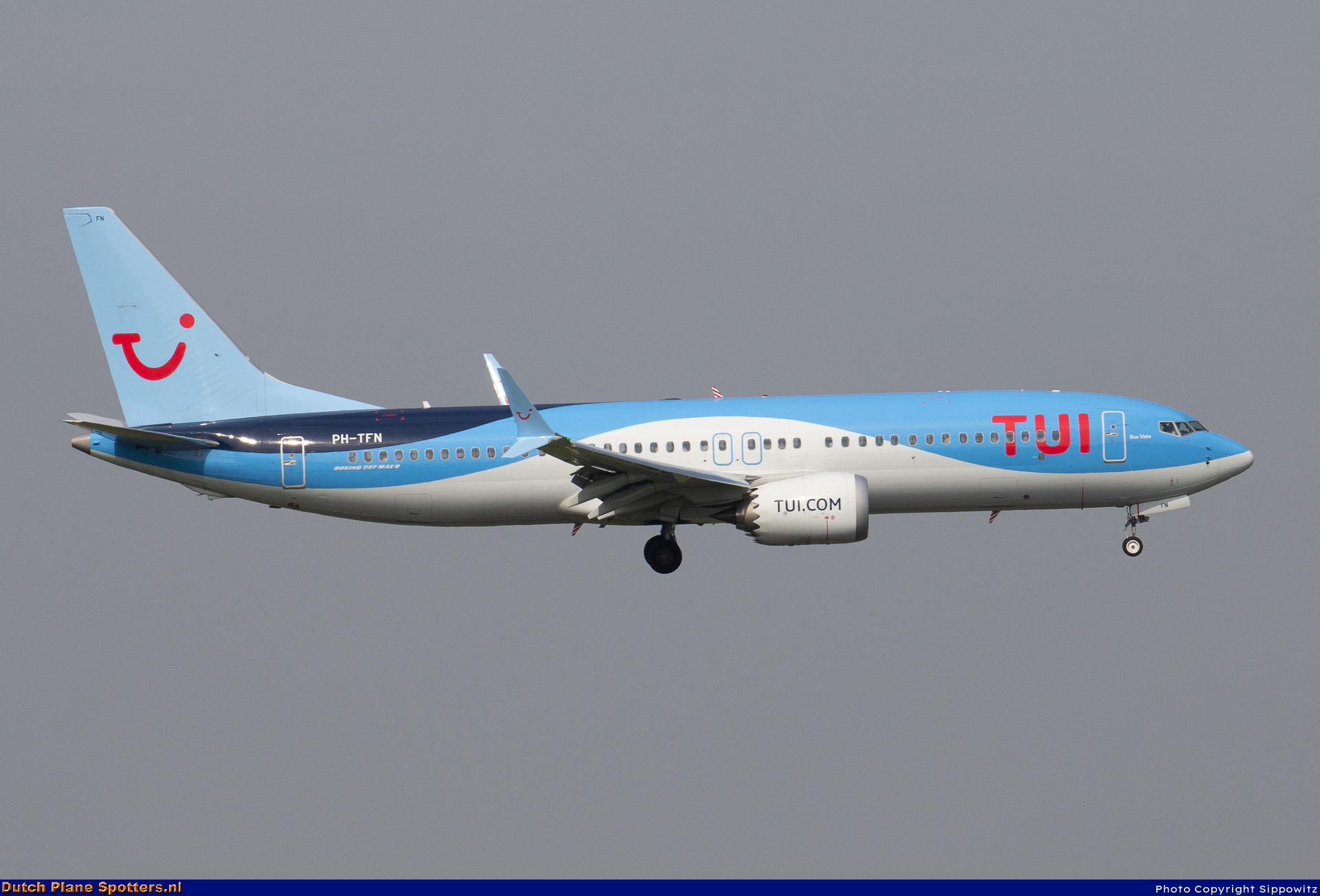 PH-TFN Boeing 737 MAX 8 TUI Airlines Netherlands by Sippowitz