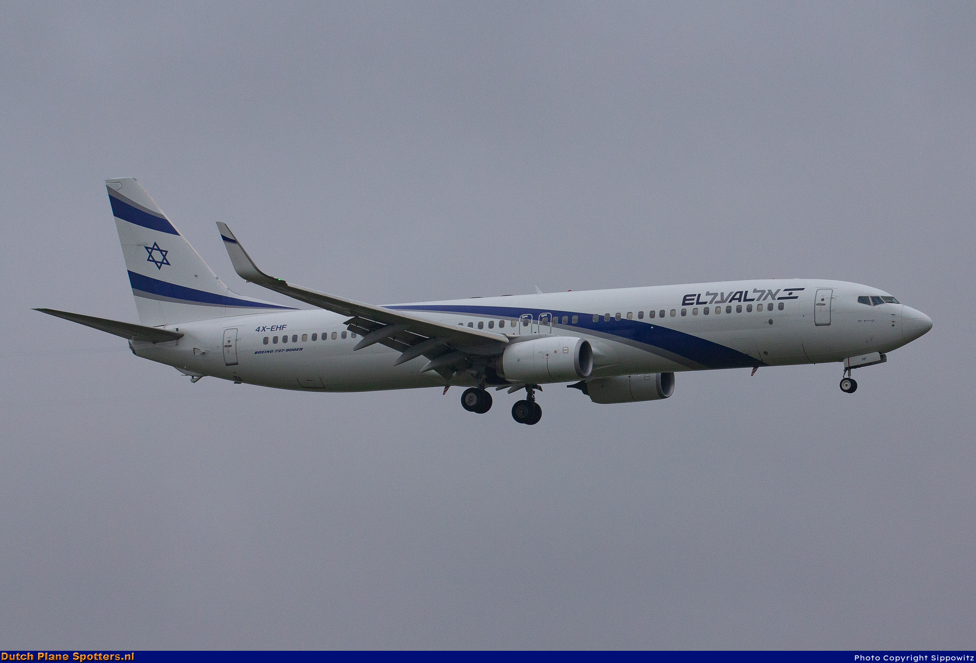 4X-EHF Boeing 737-900 El Al Israel Airlines by Sippowitz