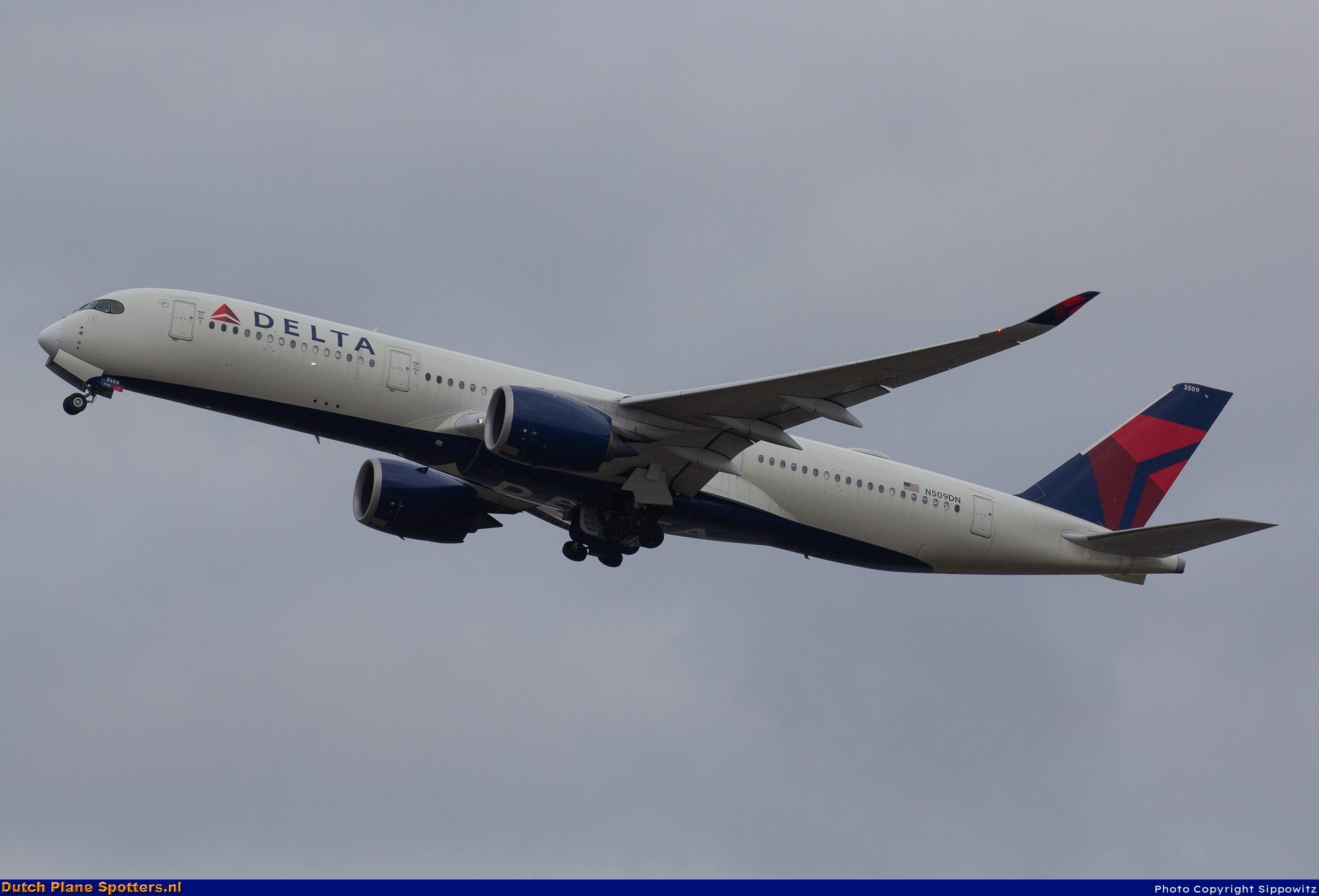N509DN Airbus A350-900 Delta Airlines by Sippowitz
