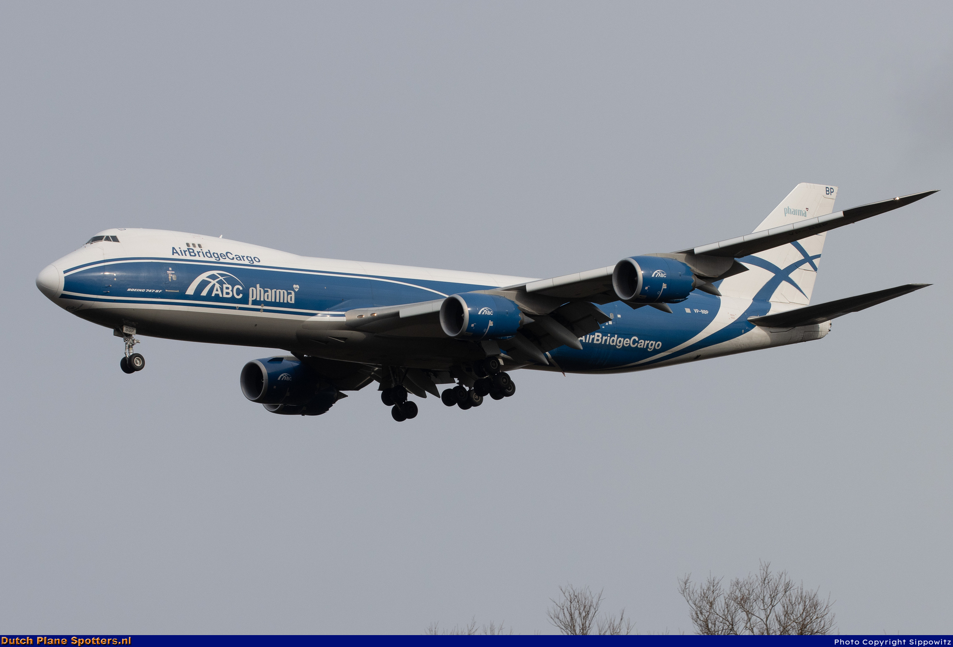 VP-BBP Boeing 747-8 AirBridgeCargo by Sippowitz