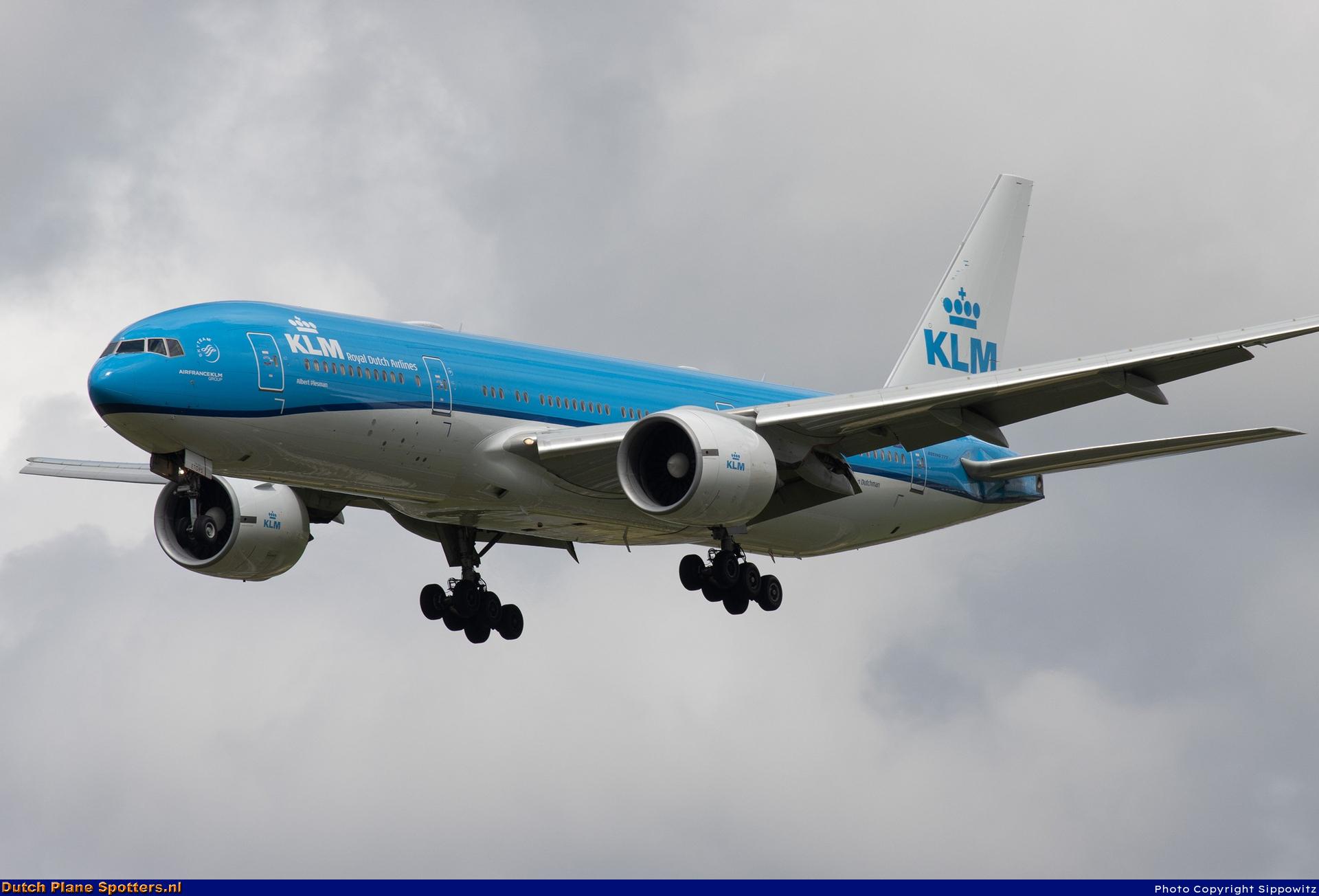 PH-BQA Boeing 777-200 KLM Royal Dutch Airlines by Sippowitz