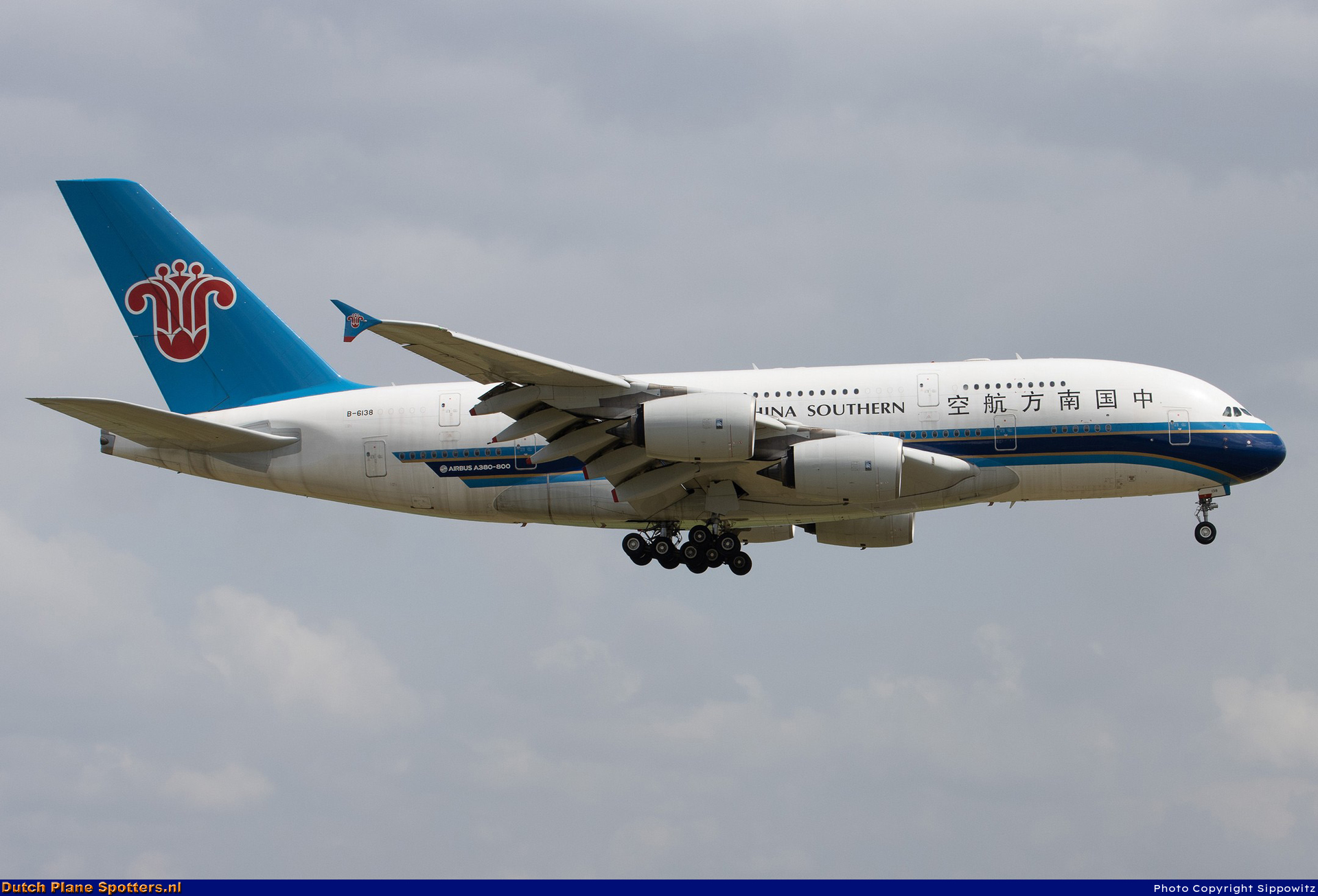 B-6138 Airbus A380-800 China Southern by Sippowitz