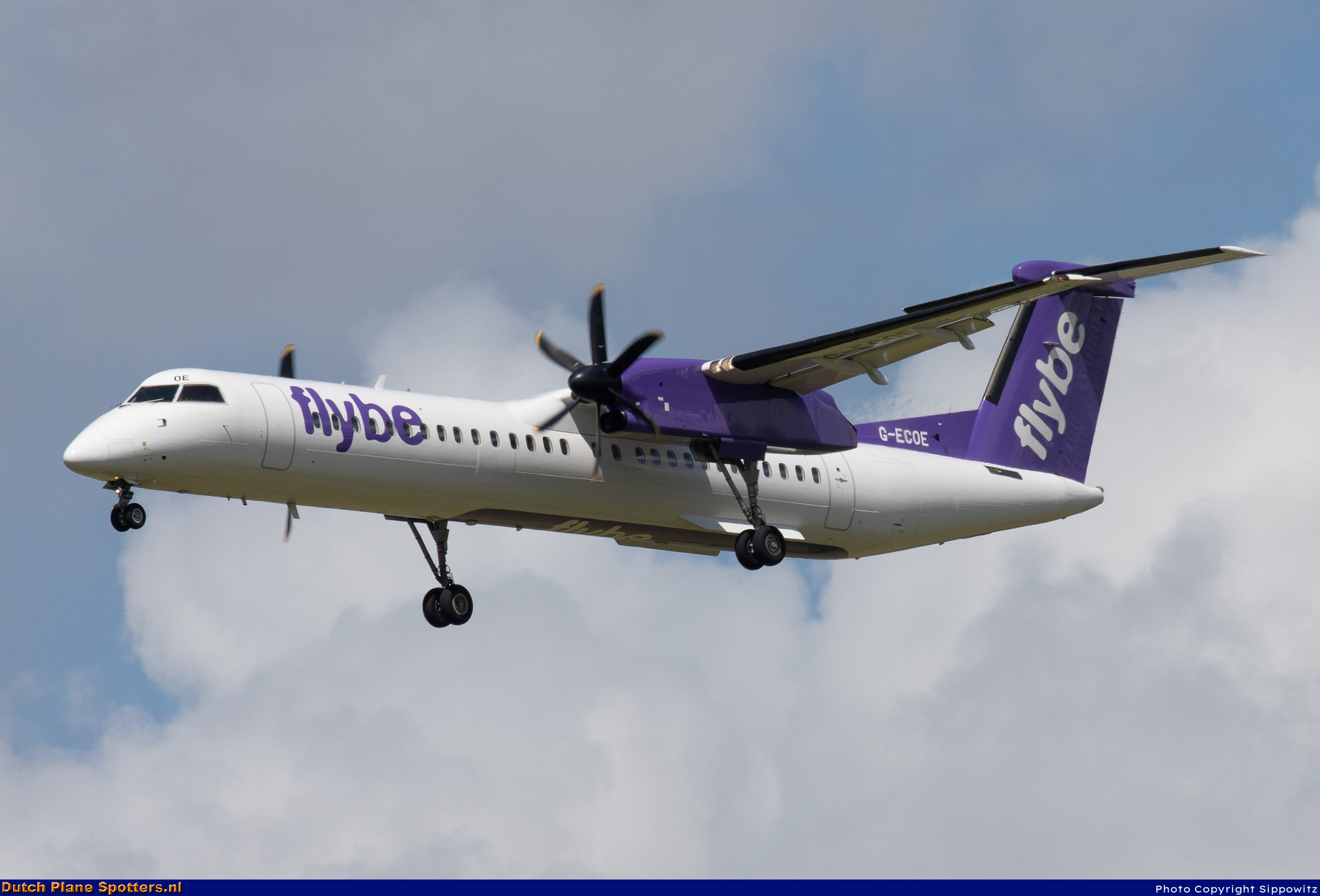 G-ECOE Bombardier Dash 8-Q400 Flybe by Sippowitz