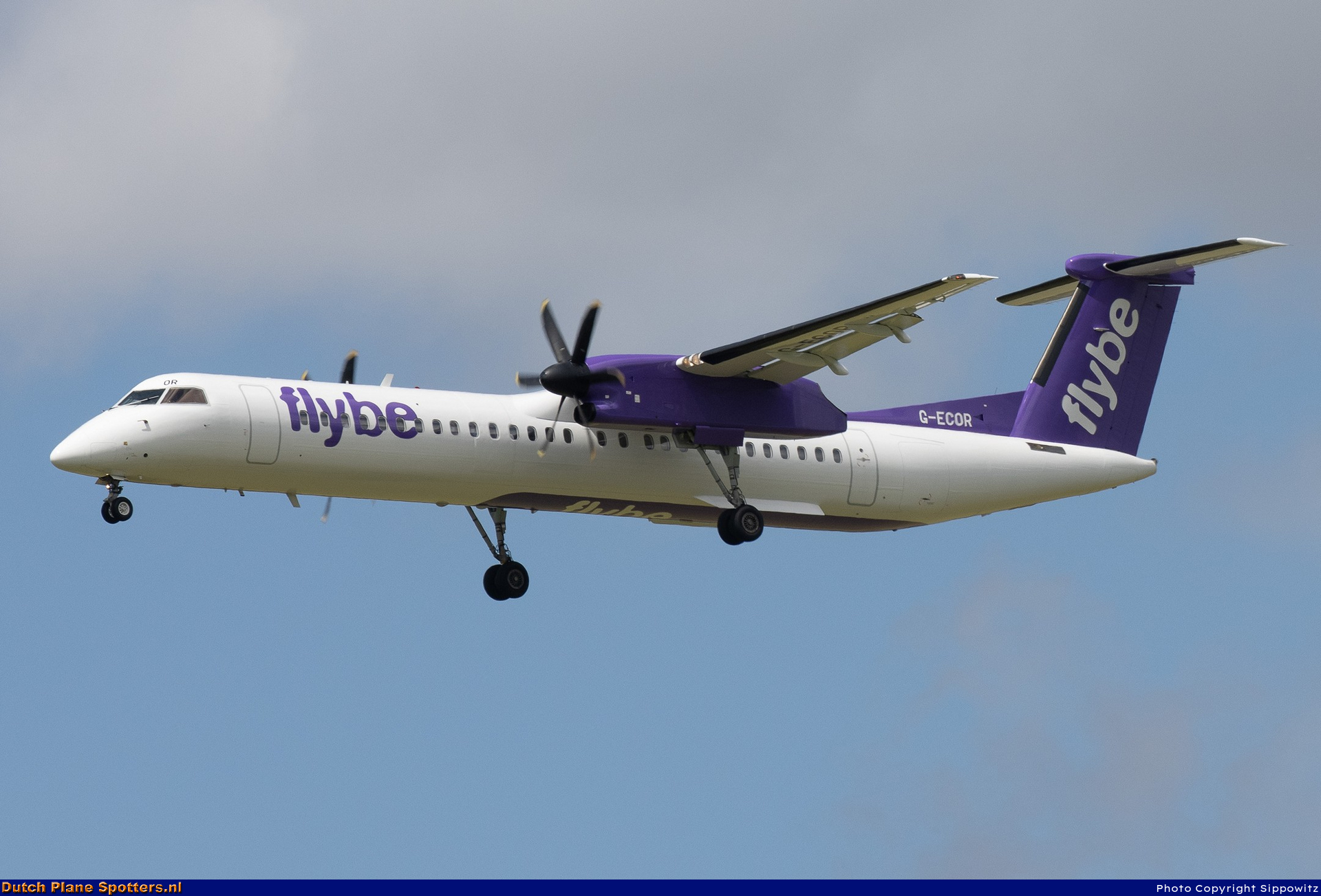 G-ECOR Bombardier Dash 8-Q400 Flybe by Sippowitz