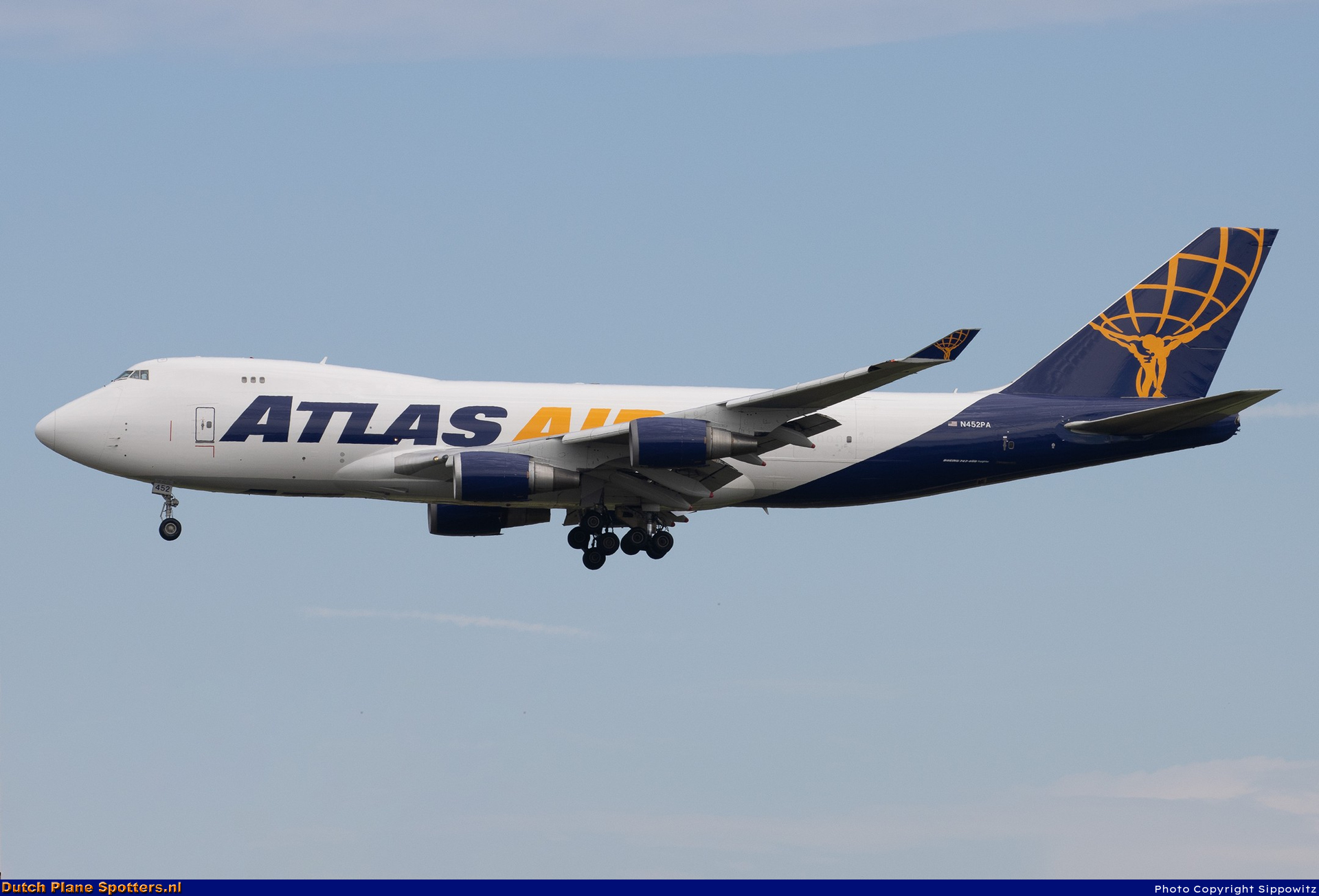N452PA Boeing 747-400 Atlas Air by Sippowitz