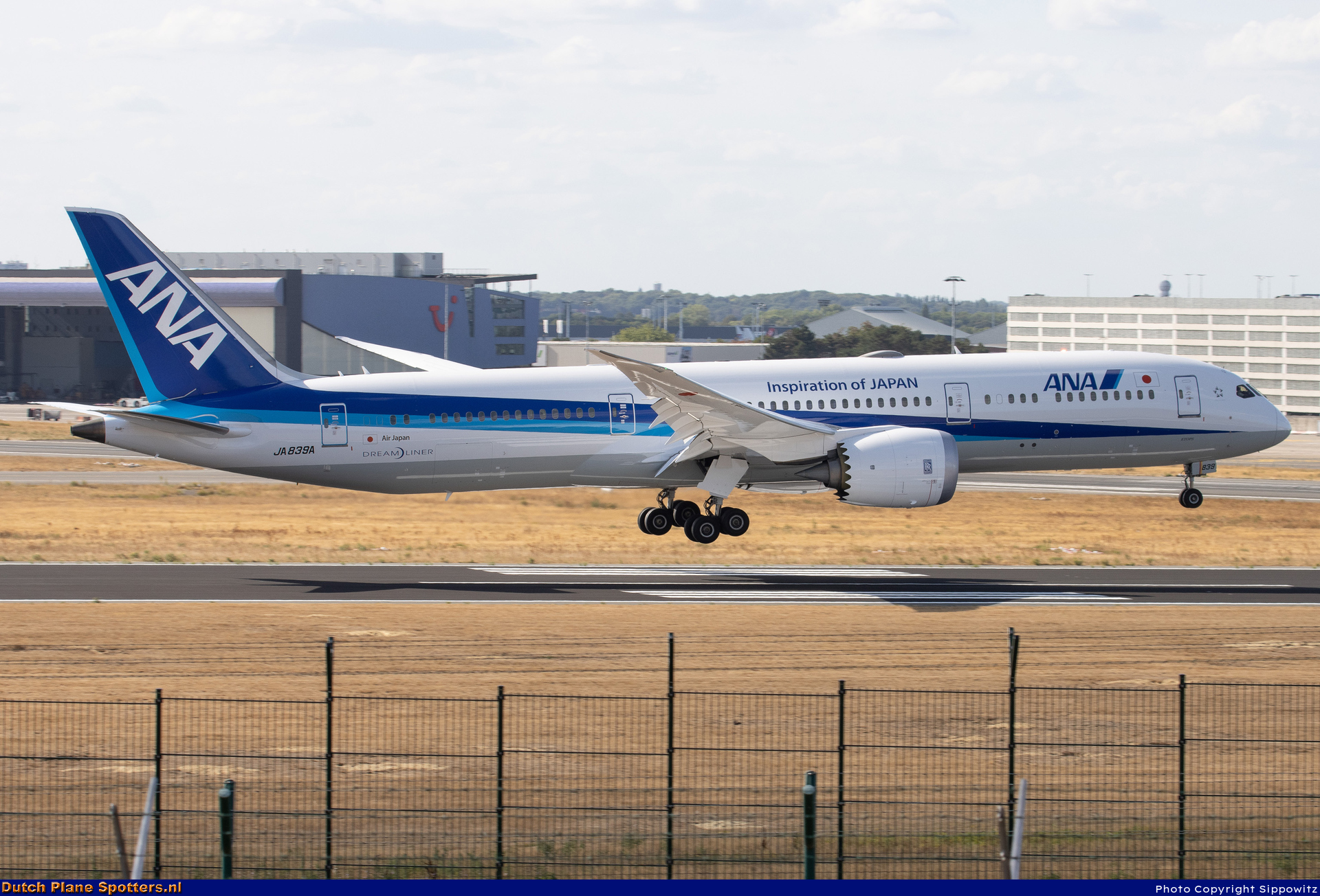 JA839A Boeing 787-9 Dreamliner All Nippon Airlines by Sippowitz