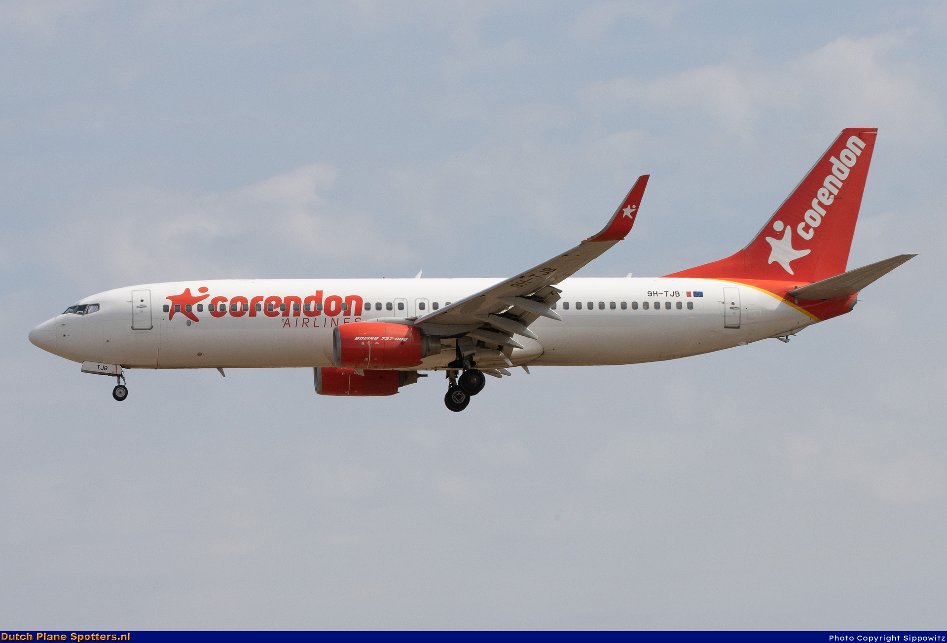 9H-TJB Boeing 737-800 Corendon Airlines Europe by Sippowitz