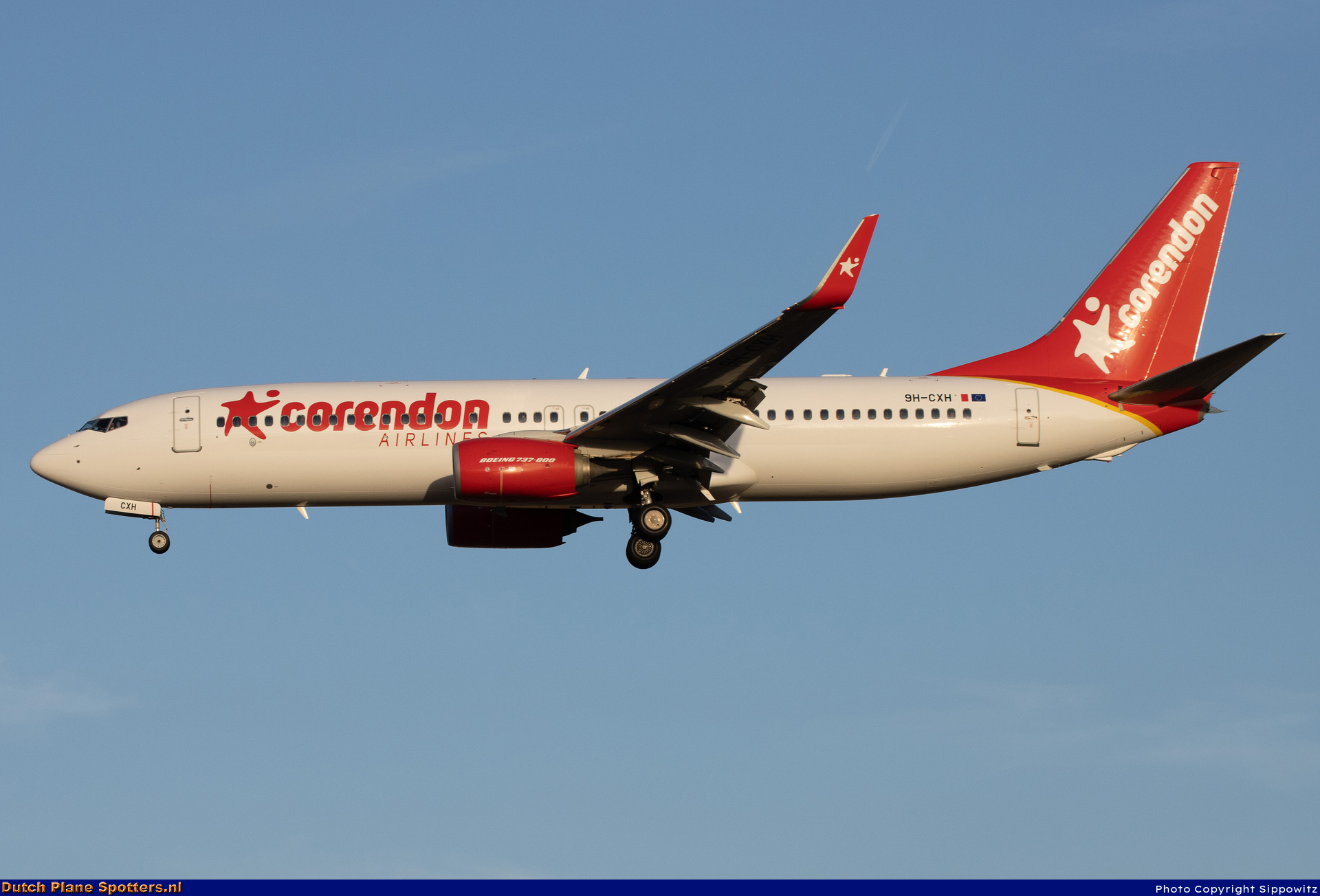 9H-CXH Boeing 737-800 Corendon Airlines Europe by Sippowitz