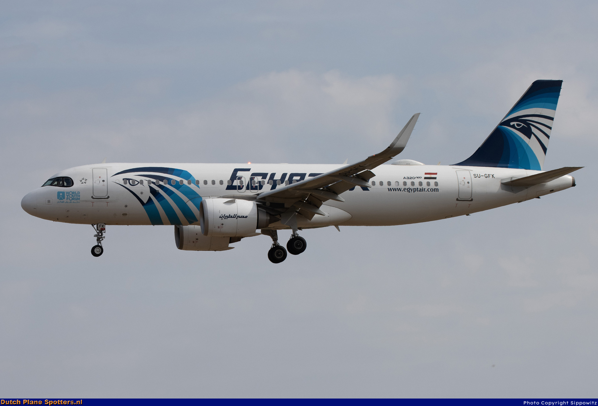 SU-GFK Airbus A320neo Egypt Air by Sippowitz