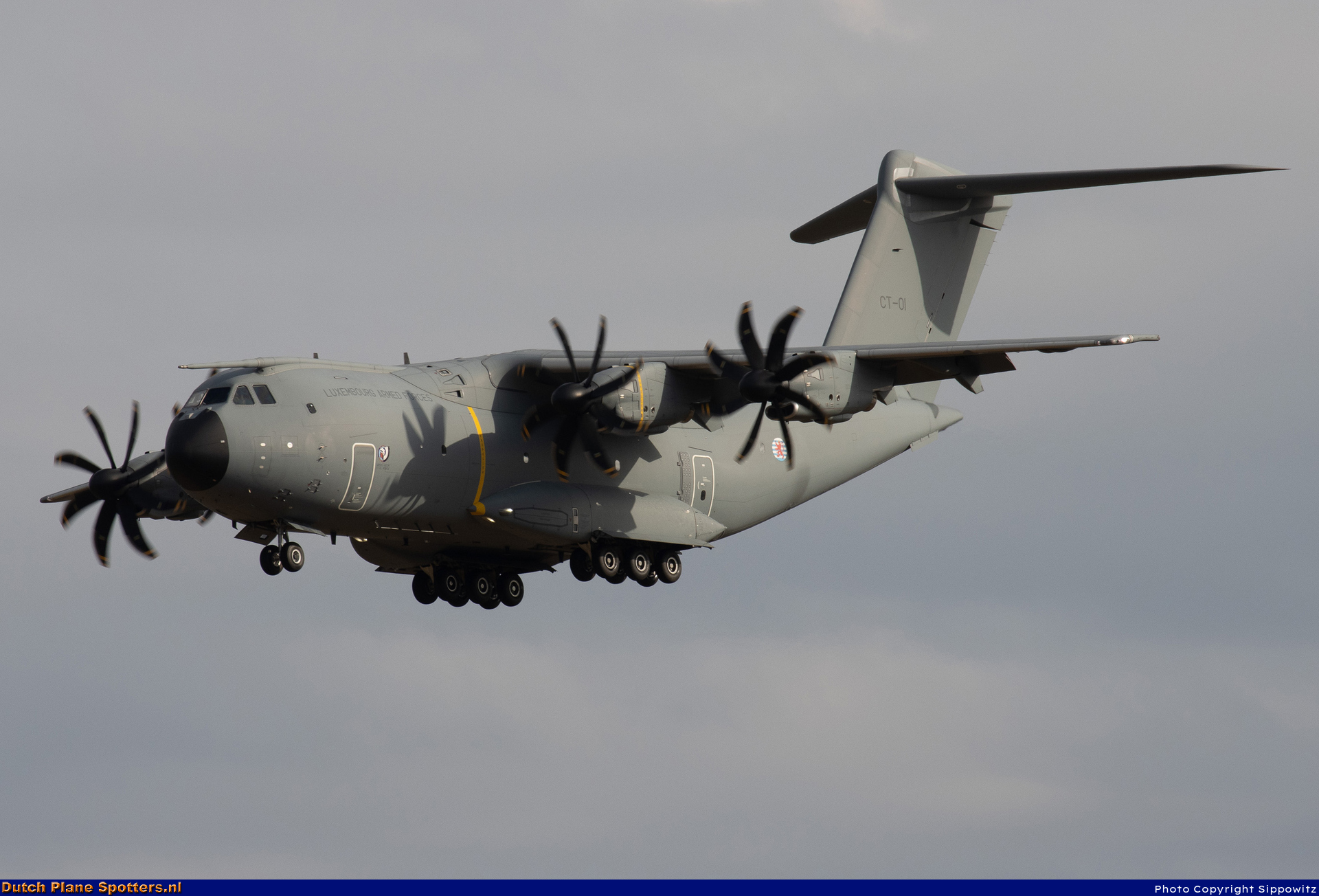CT-01 Airbus A400M MIL - Belgium Air Force (Luxembourg Air Wing / NATO) by Sippowitz