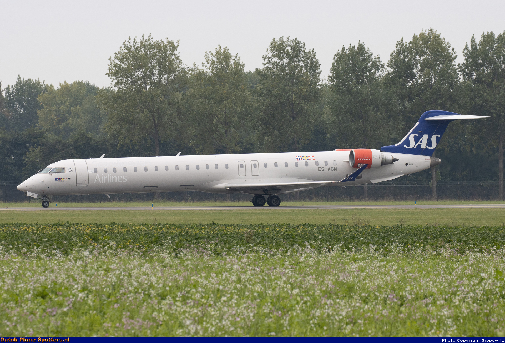 ES-ACM Bombardier Canadair CRJ900 Xfly (SAS Scandinavian Airlines) by Sippowitz