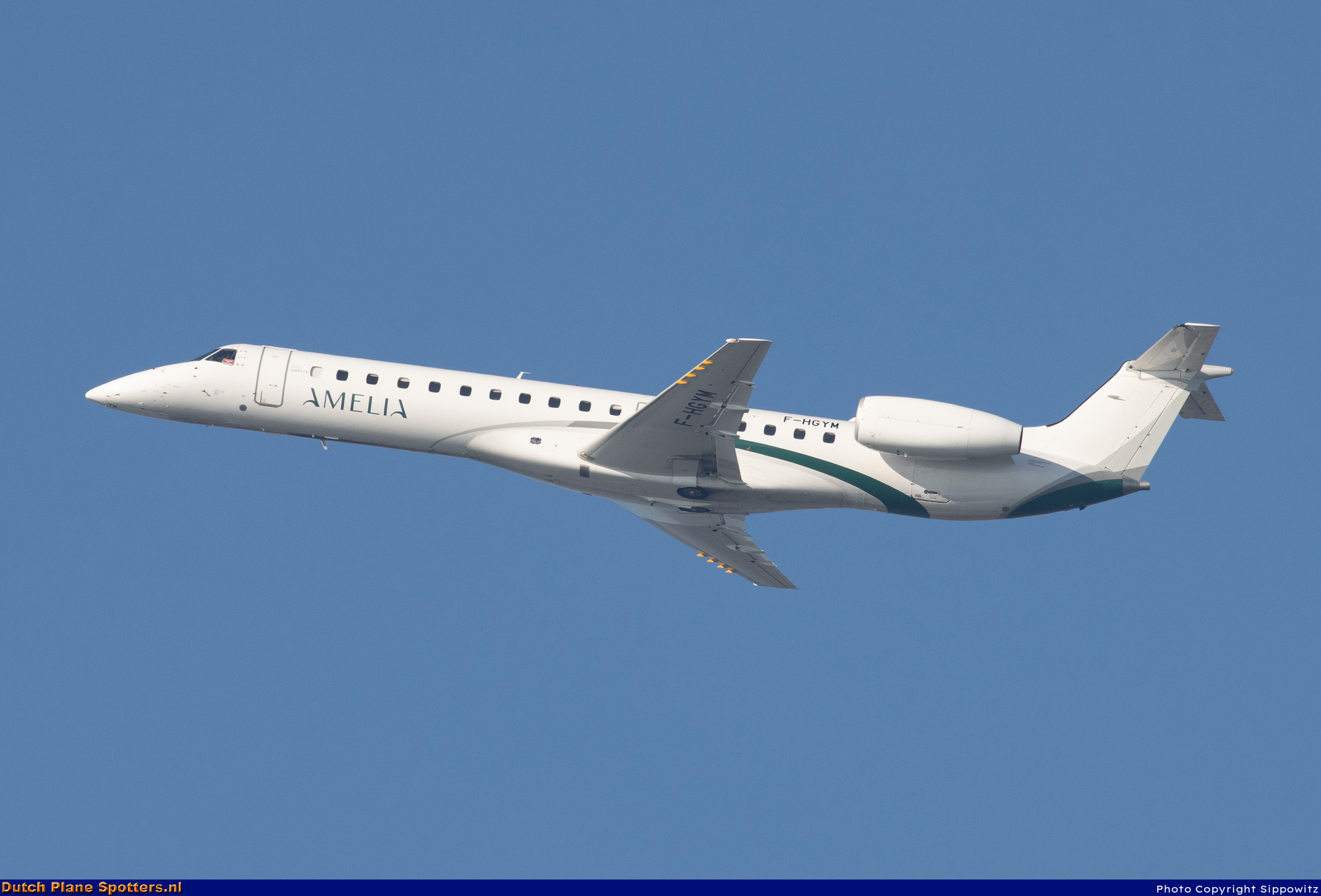 F-HGYM Embraer 145 Amelia International by Sippowitz