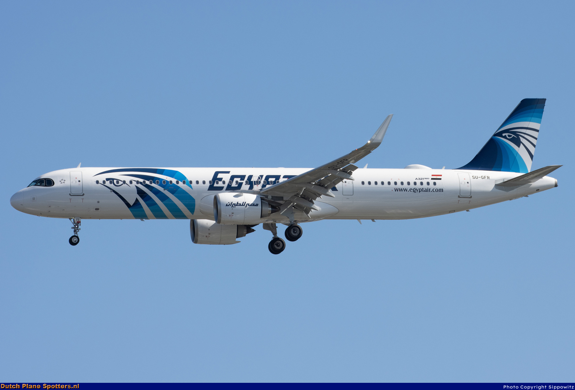 SU-GFR Airbus A320neo Egypt Air by Sippowitz