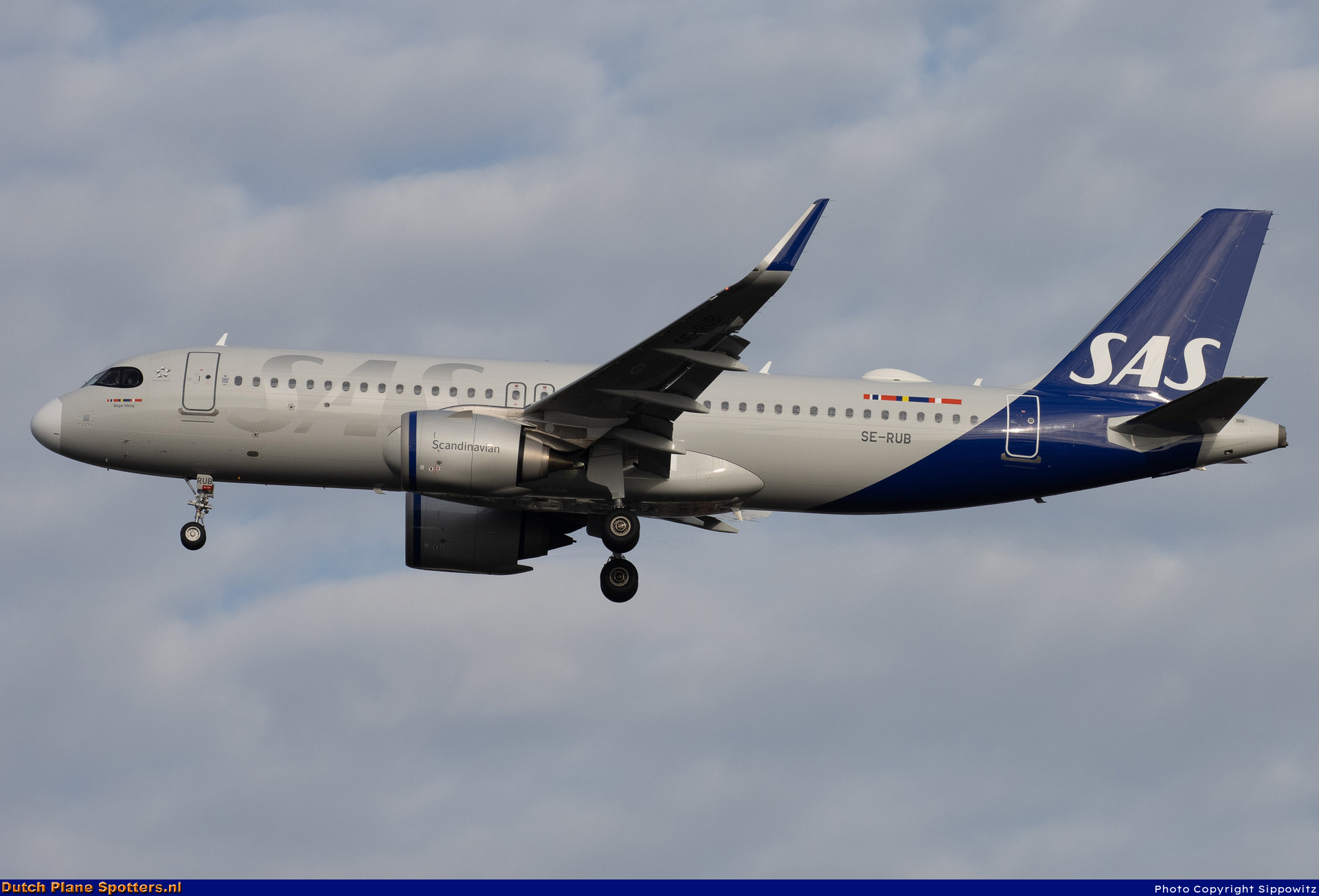 SE-RUB Airbus A320neo SAS Scandinavian Airlines by Sippowitz