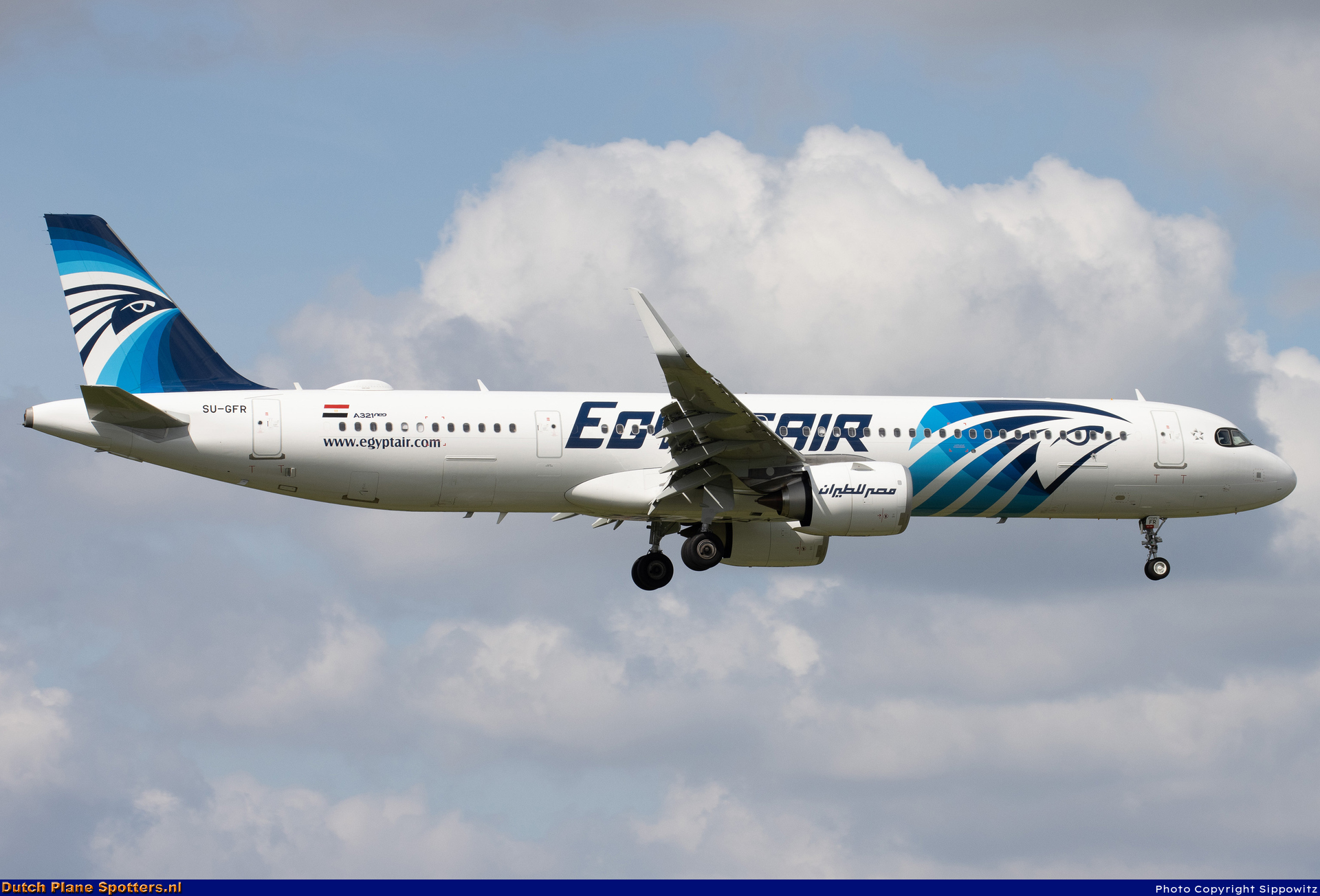 SU-GFR Airbus A321neo Egypt Air by Sippowitz