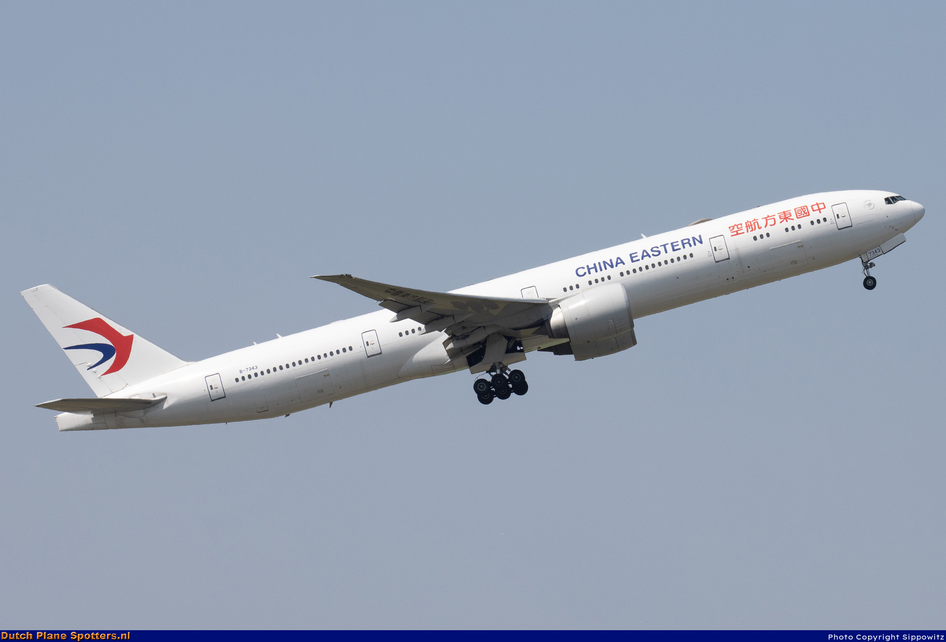 B-7343 Boeing 777-300 China Eastern Airlines by Sippowitz
