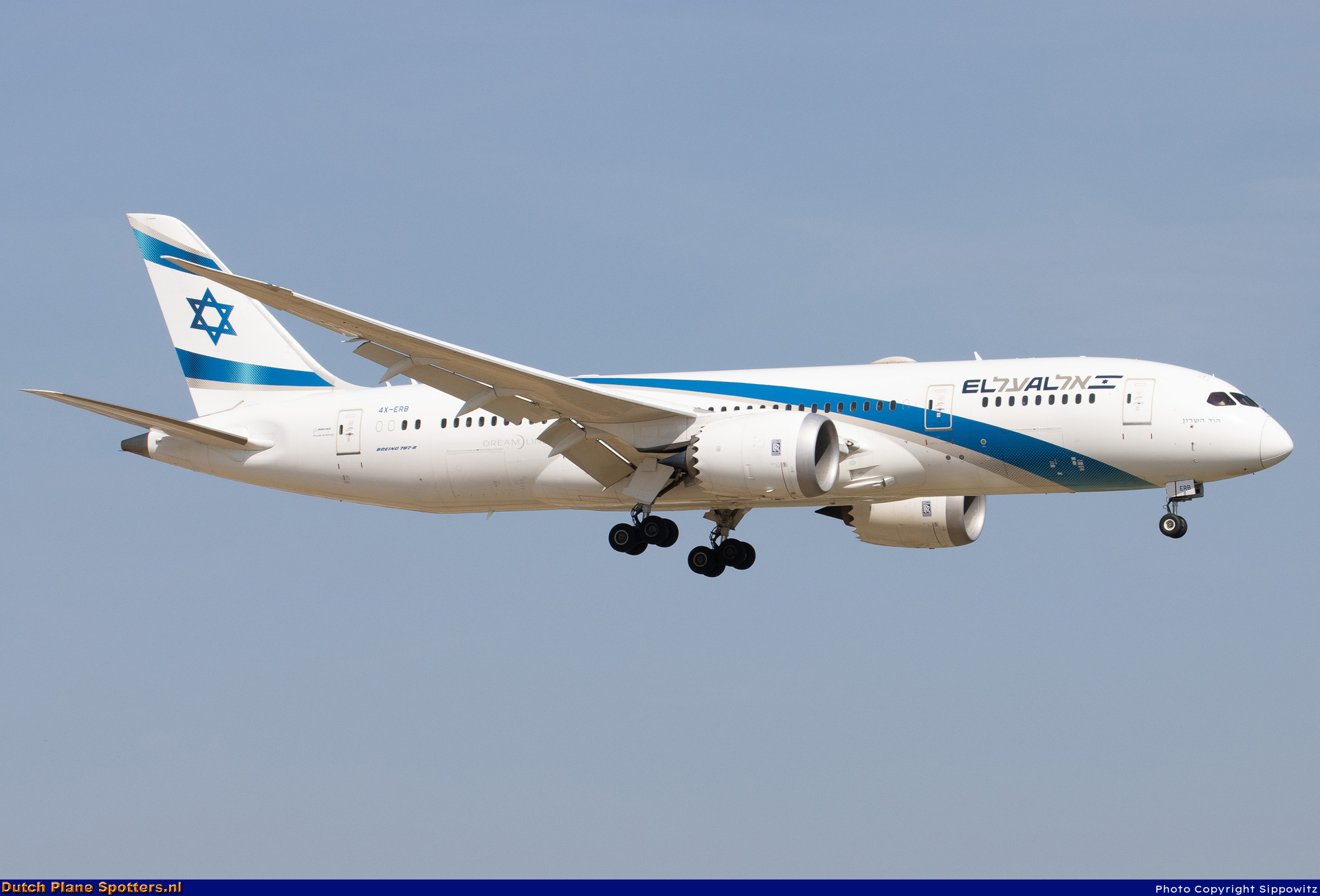 4X-ERB Boeing 787-8 Dreamliner El Al Israel Airlines by Sippowitz