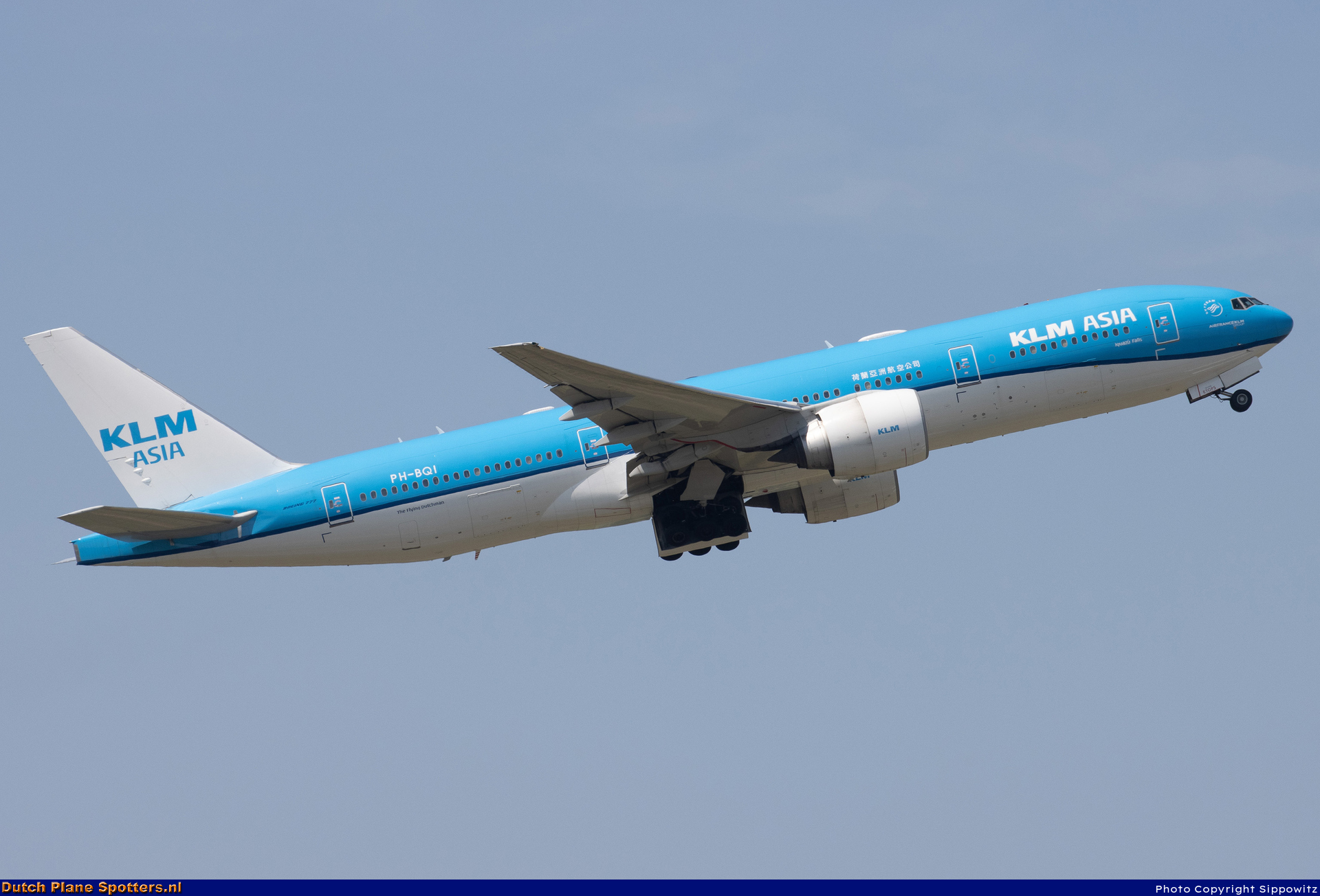 PH-BQI Boeing 777-200 KLM Asia by Sippowitz