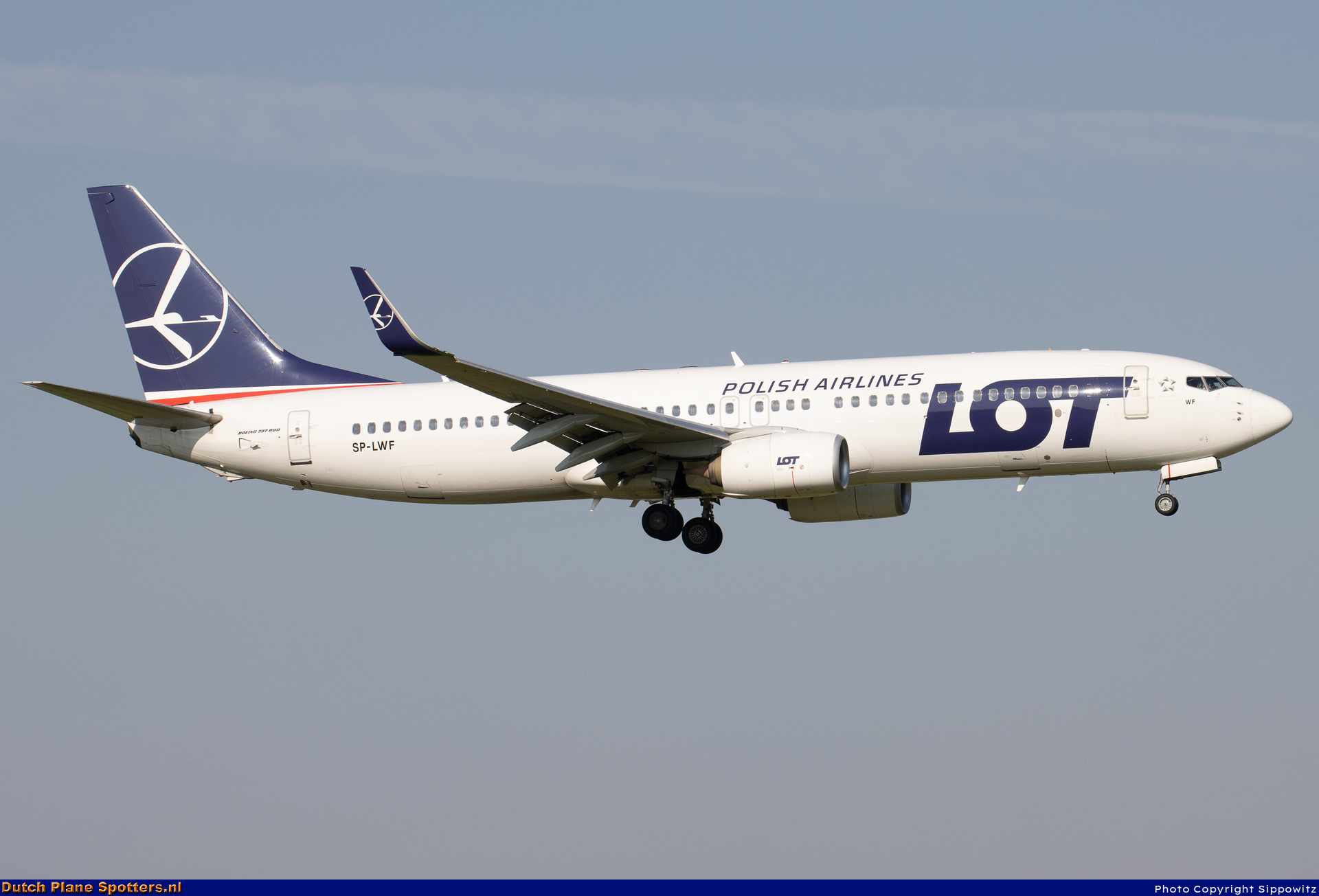 SP-LWF Boeing 737-800 LOT Polish Airlines by Sippowitz