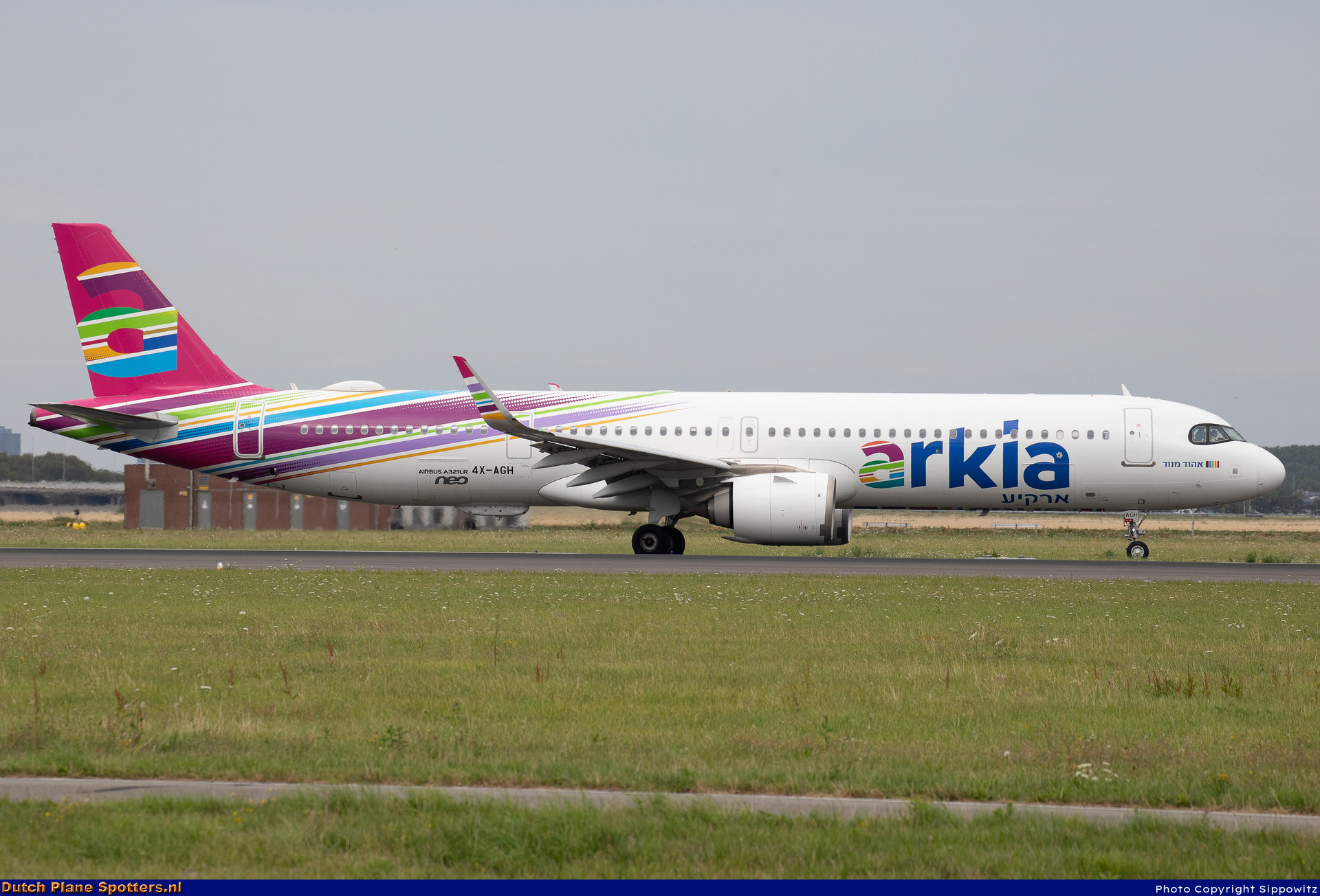 4X-AGH Airbus A321neo Arkia Israeli Airlines by Sippowitz