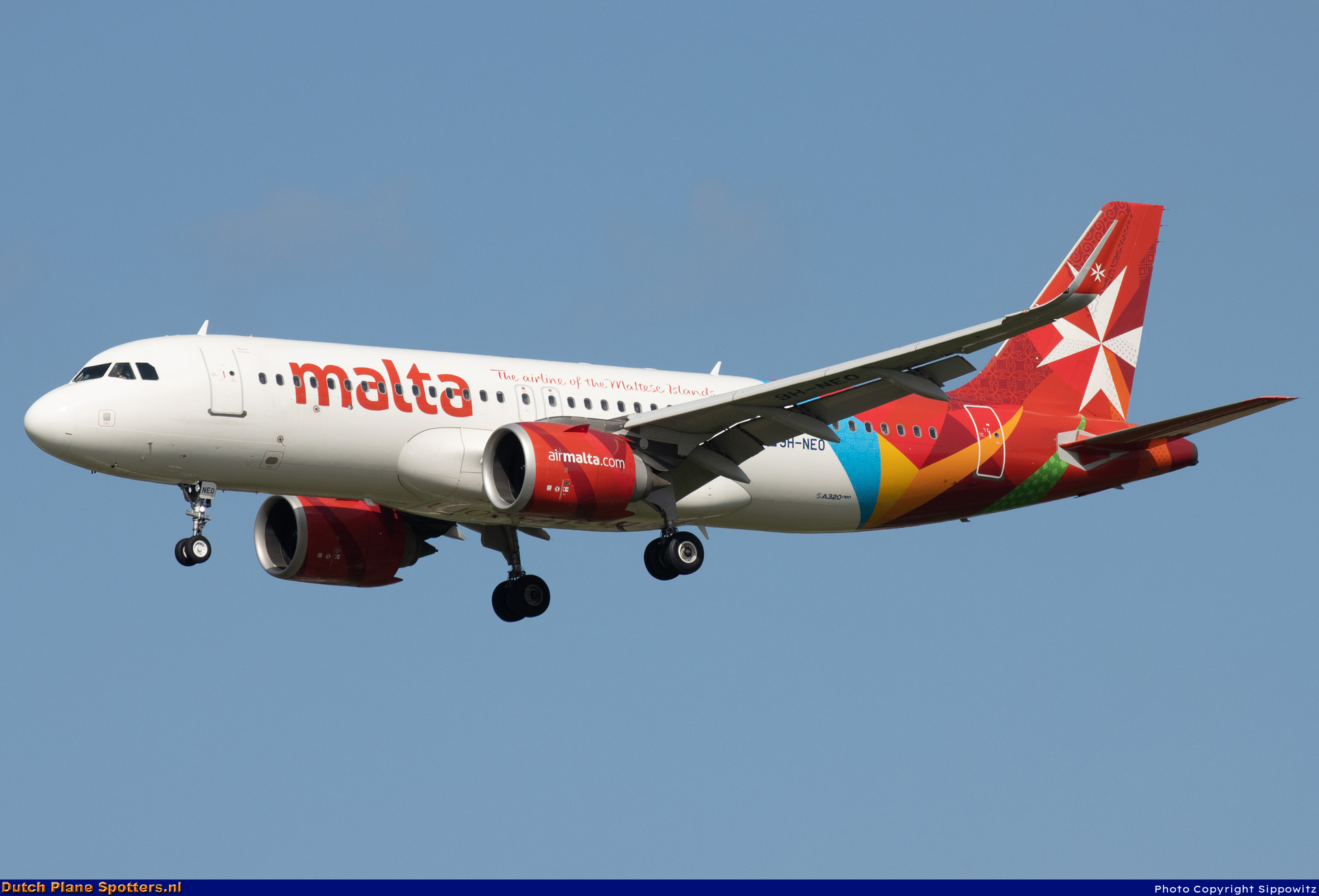 9H-NEO Airbus A320neo Air Malta by Sippowitz