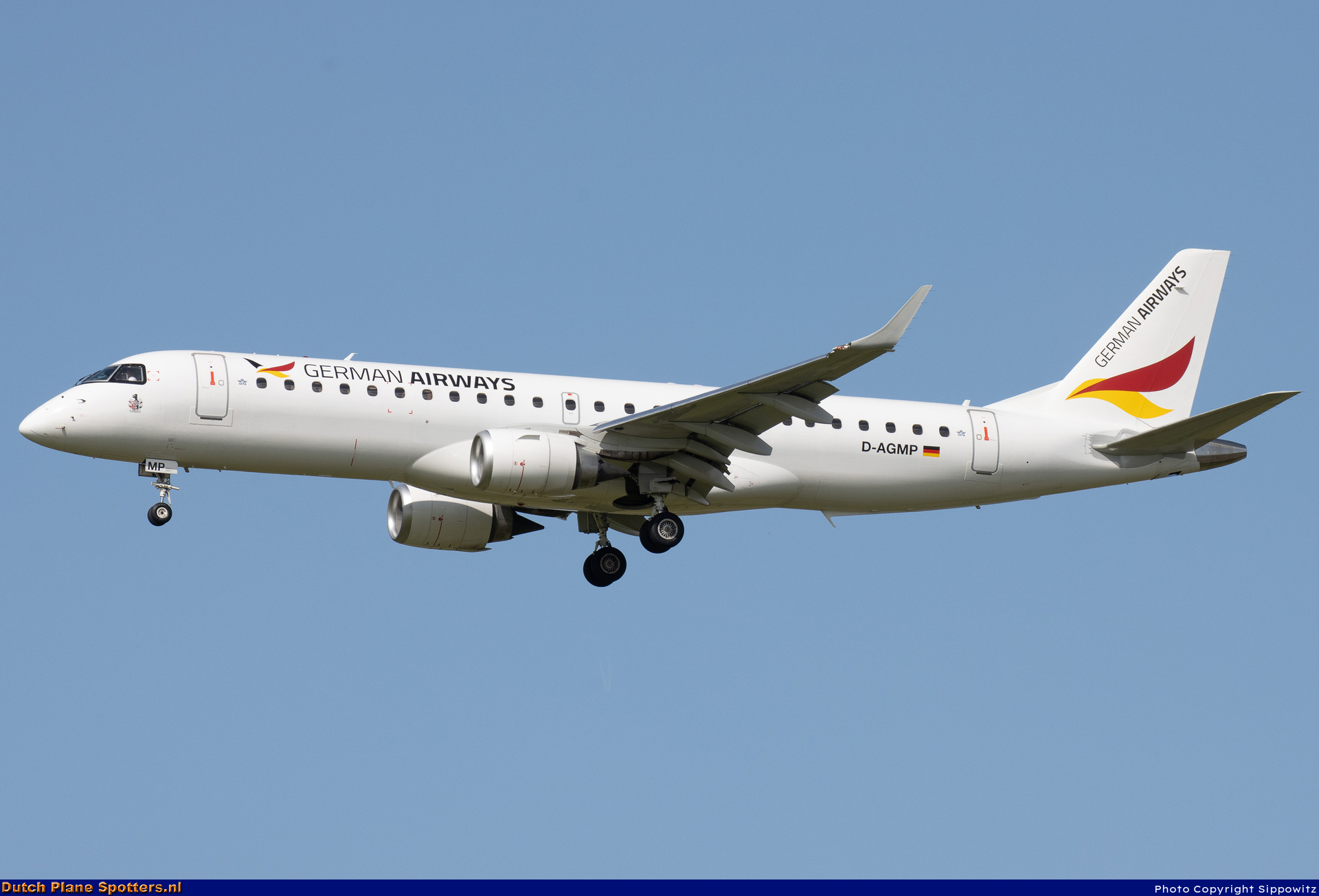 D-AGMP Embraer 190 German Airways by Sippowitz