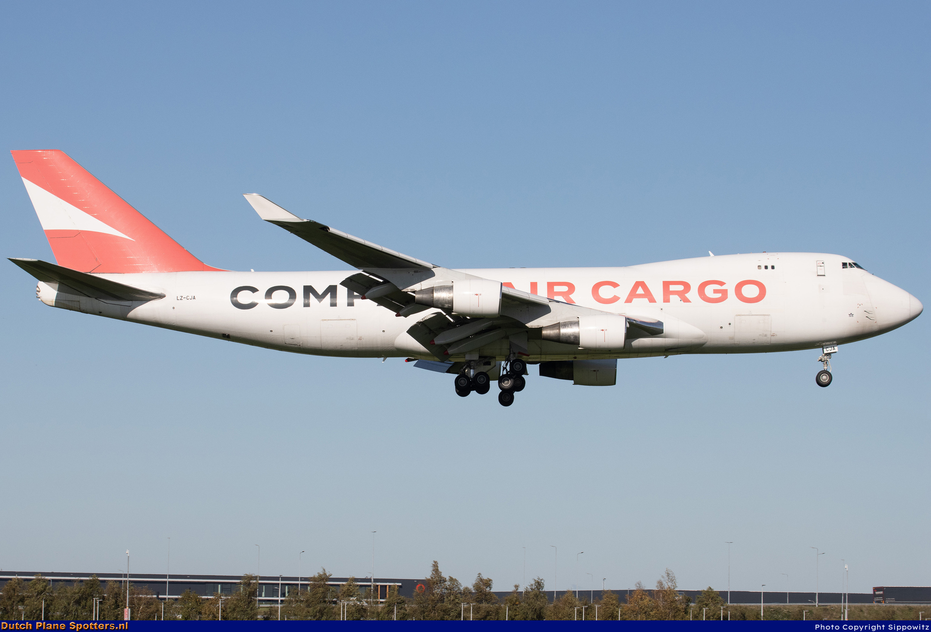 LZ-CJA Boeing 747-400 Compass Air Cargo by Sippowitz